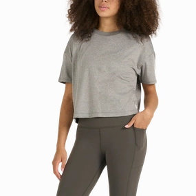 Women's Energy Tee Yarn Dyed Stripes Comfy Layering