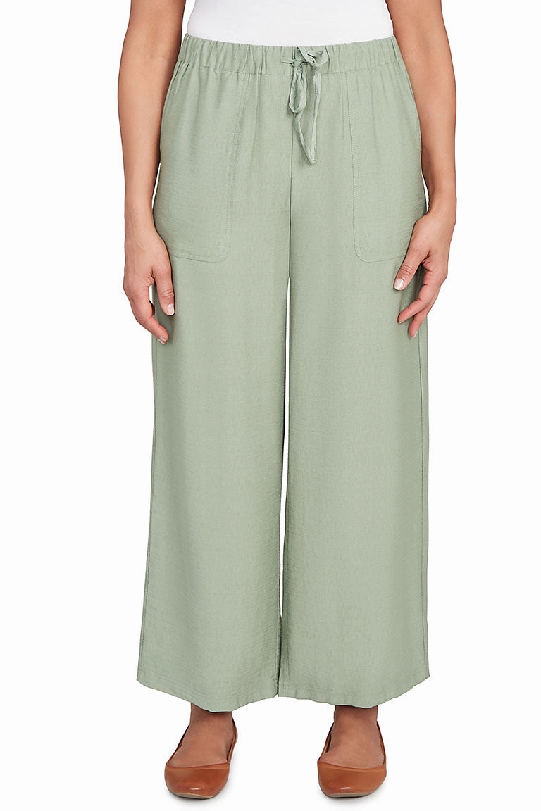 Stripe Right Drawstring Wide Leg Pant Air Flow