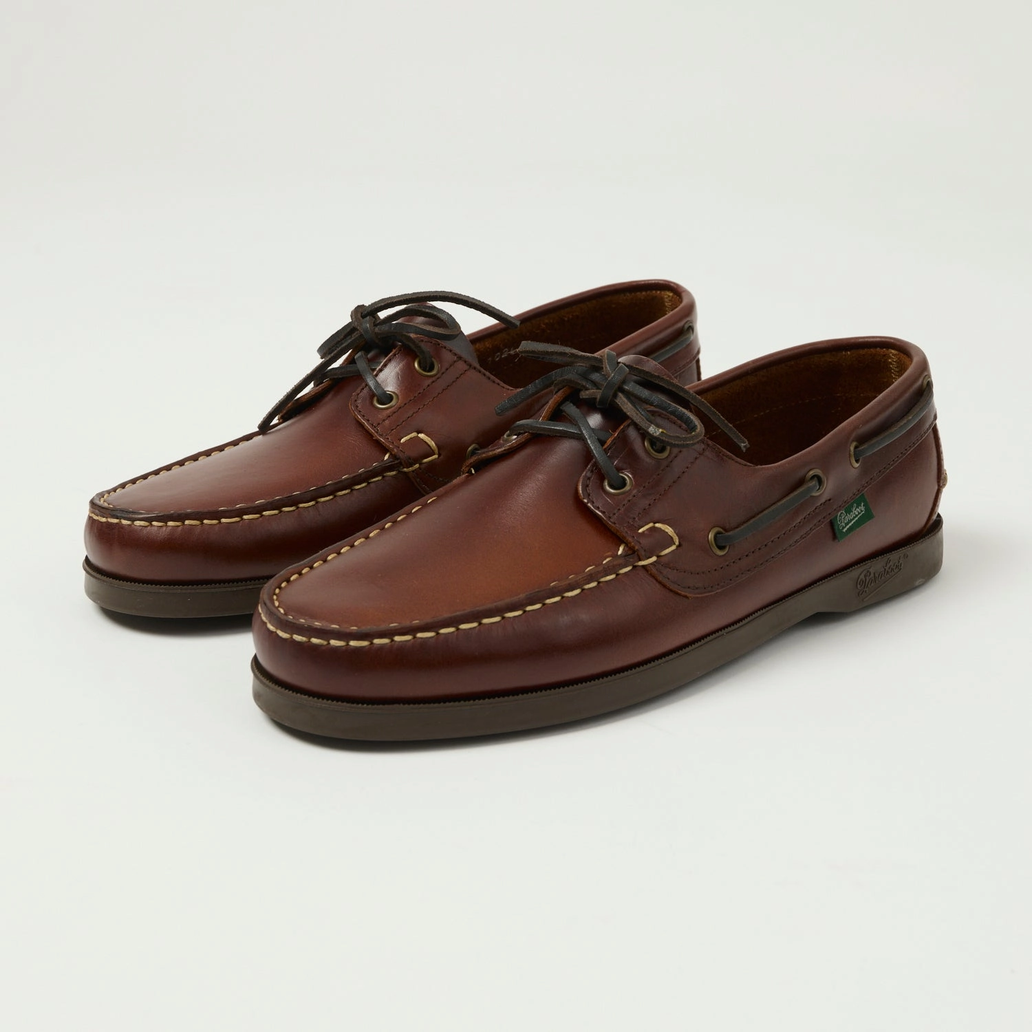 Paraboot Barth Marine Boat Shoe - Marron America Trendy Casual Footwear Fashionable Flats Shoes