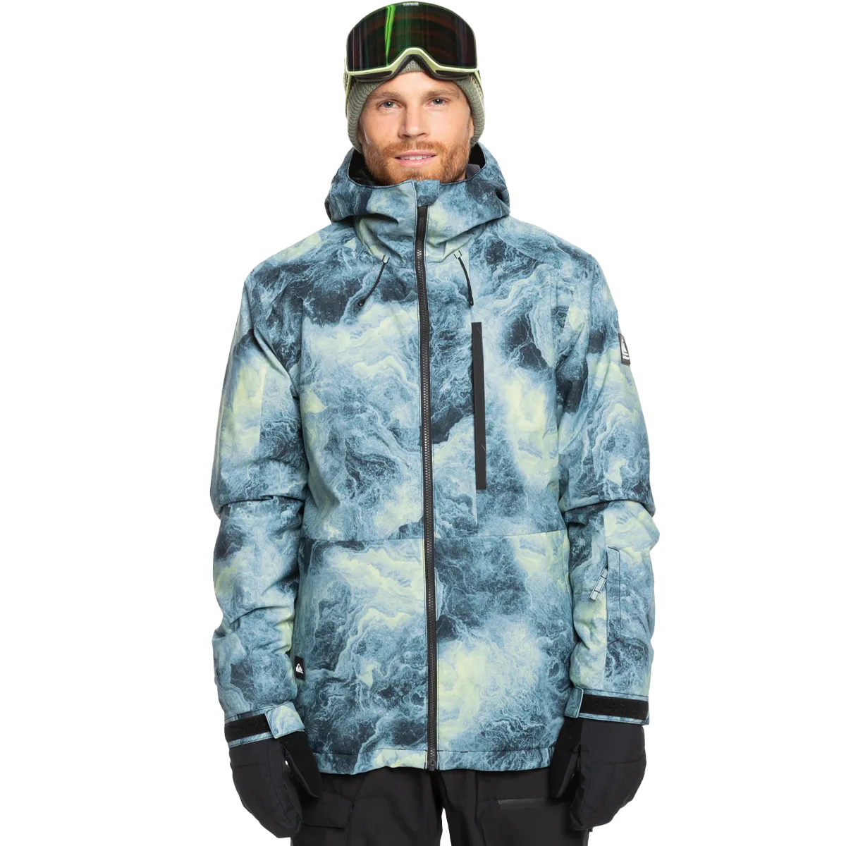Men's Mission Print Insulated Jacket Motivate Weatherproof Seams