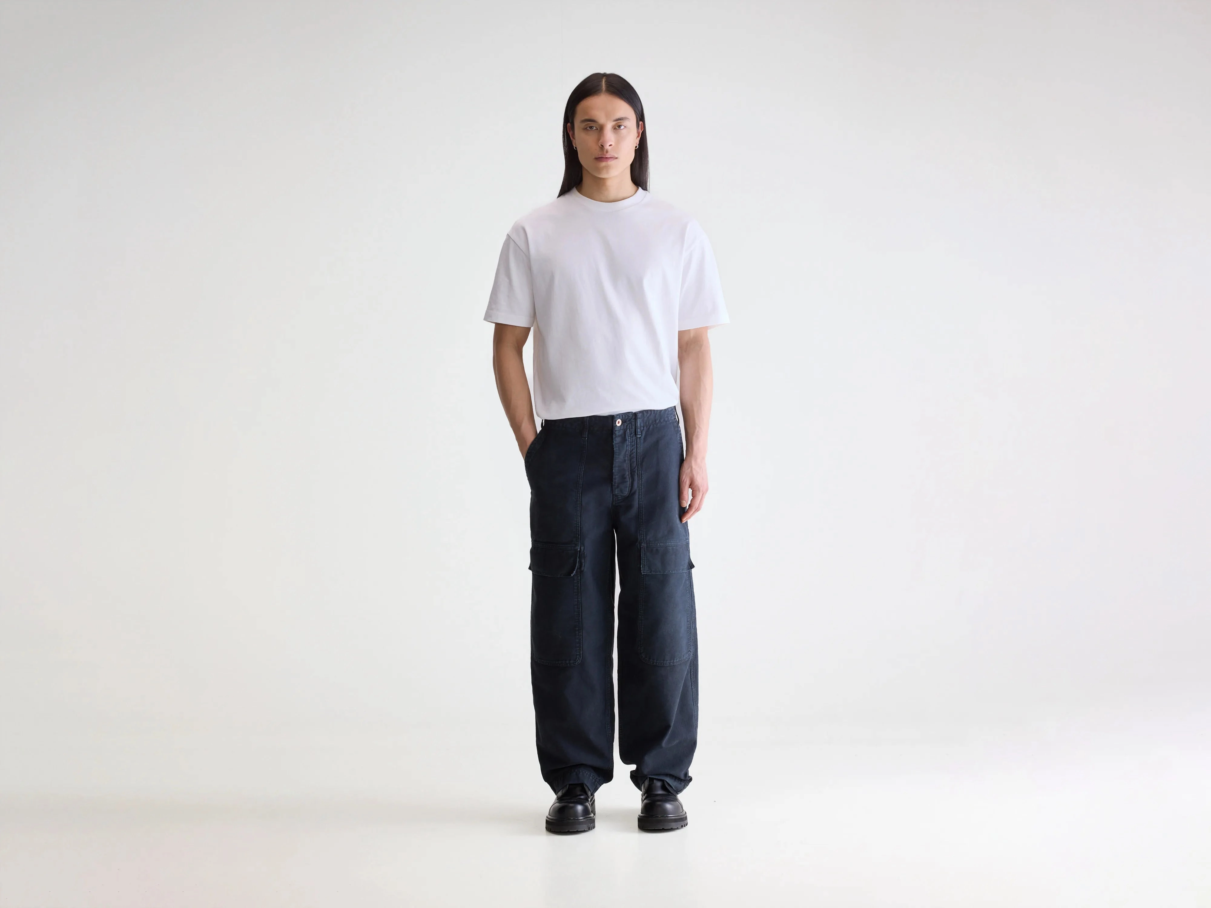 Daily Wear ComfortFit Pango cargo trousers (252 / M / CHARCOAL)