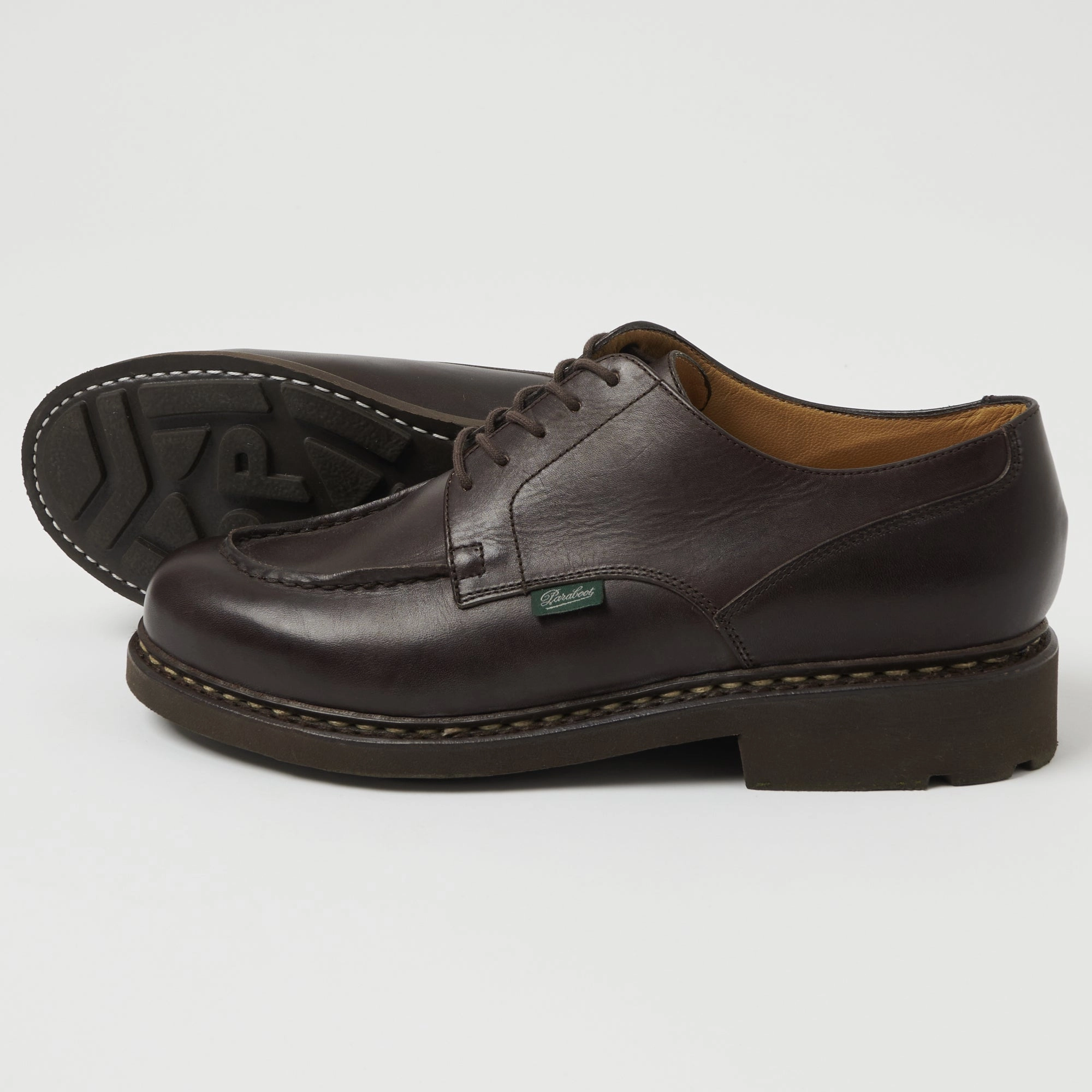 Paraboot Chambord Tex Shoe - Brown Lisse Caf?? Sale Day