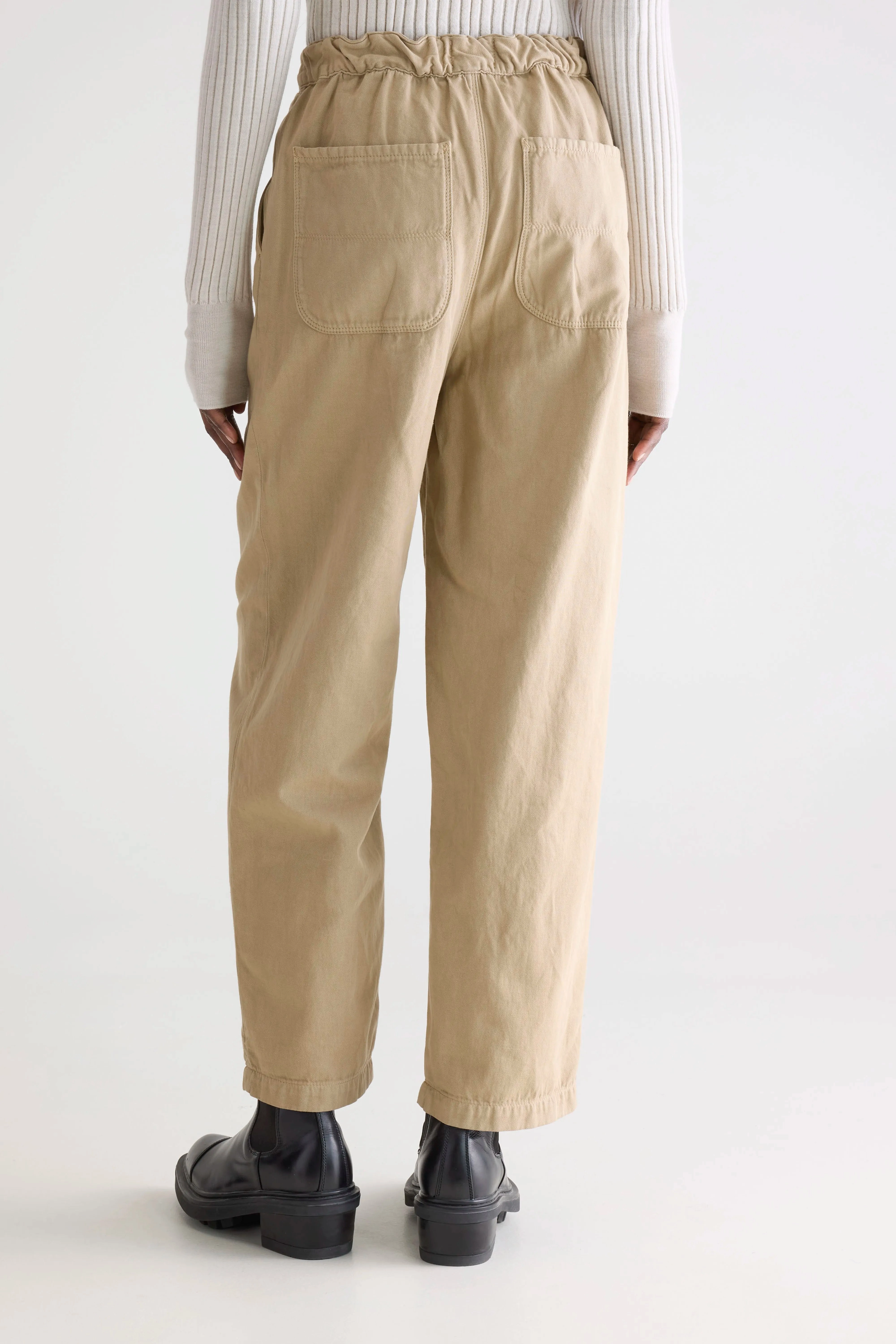 Pasop relaxed trousers (252 / W / CLAY) quick dry Casual Fit Design