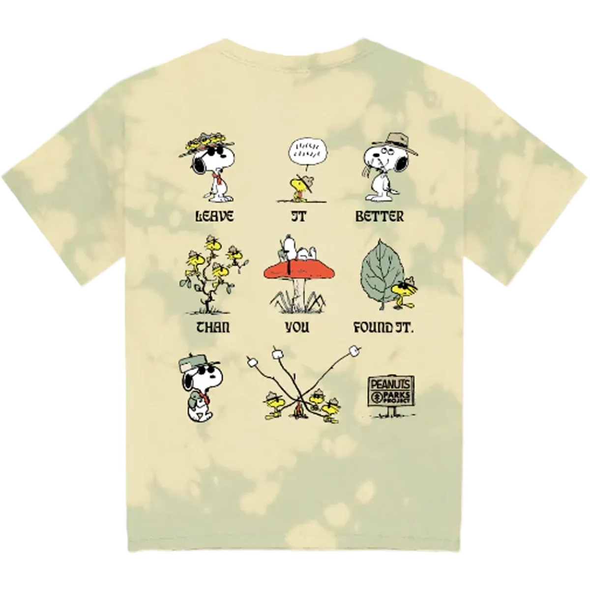 Active Design Wear Sophisticated Casual Peanuts X Parks Project Leave It Better Tee