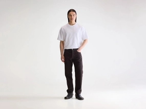 Percy relaxed trousers (252 / M / BLACK SAND) Ventilated Panels Plaid detail