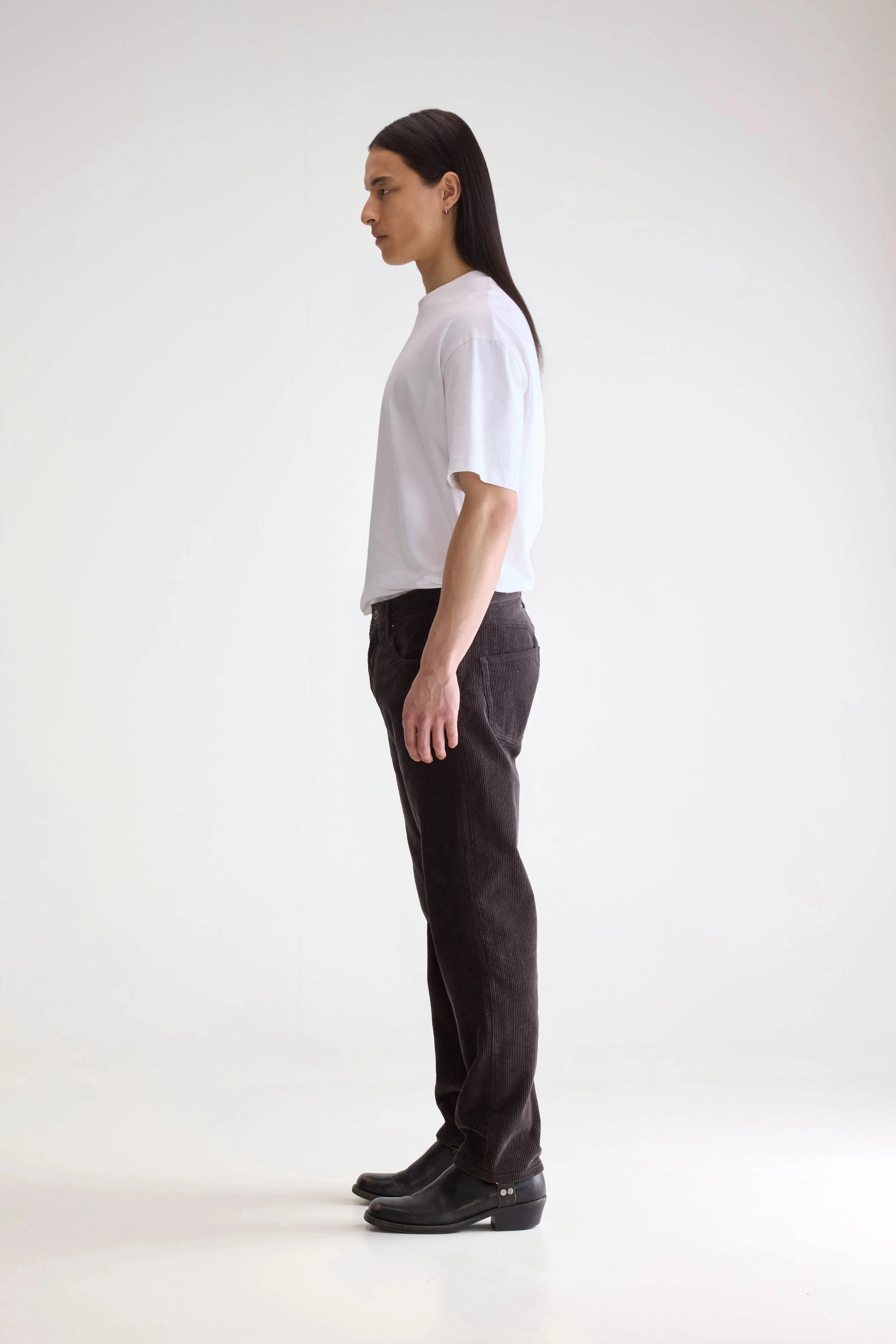Cozy Essentials Body-Hugging Fit Percy relaxed trousers (252 / M / BLACK SAND)