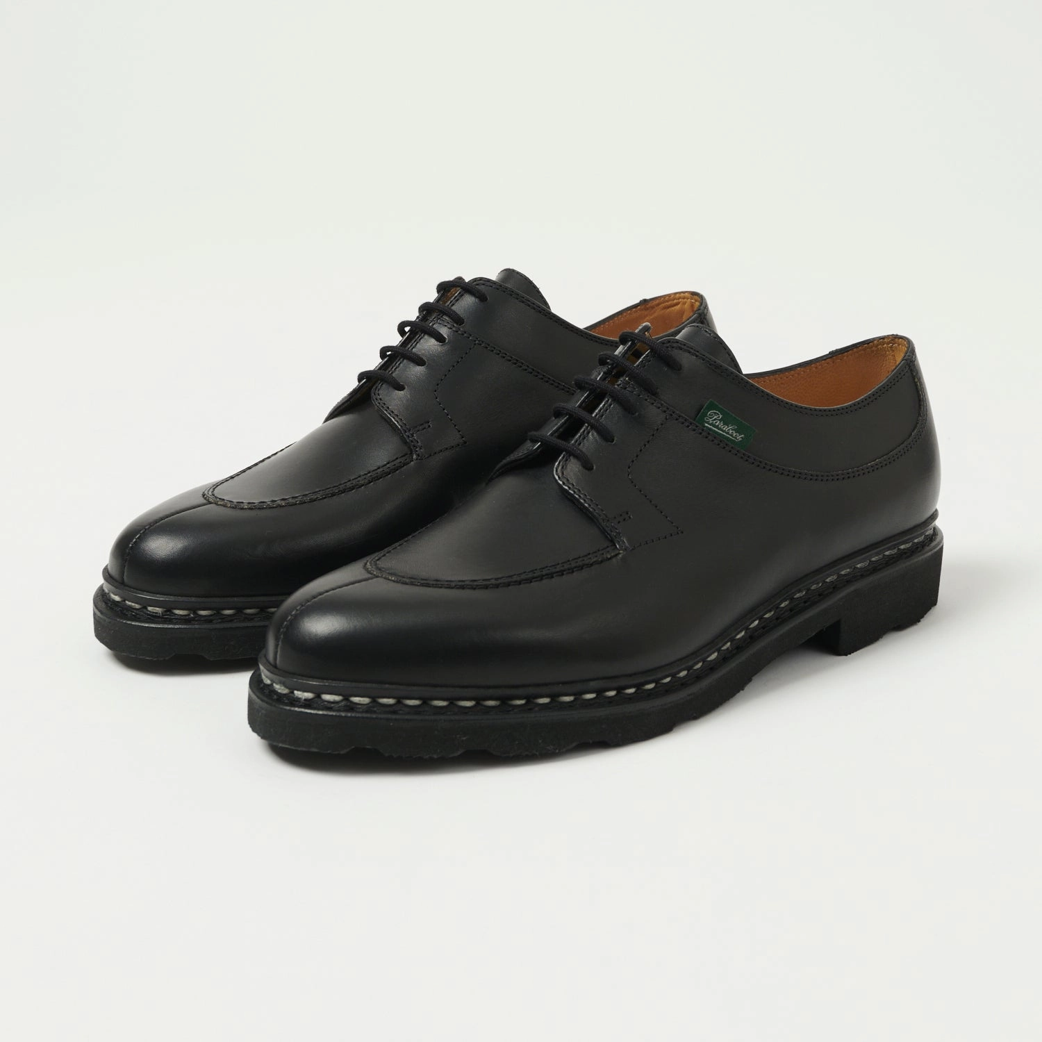 Paraboot Avignon Griff Shoe - Lisse Noir Style Seek Elegant