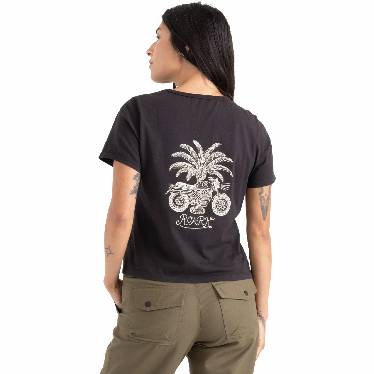 Women's Moto Everyday Tee Party fun Sleek Stretch