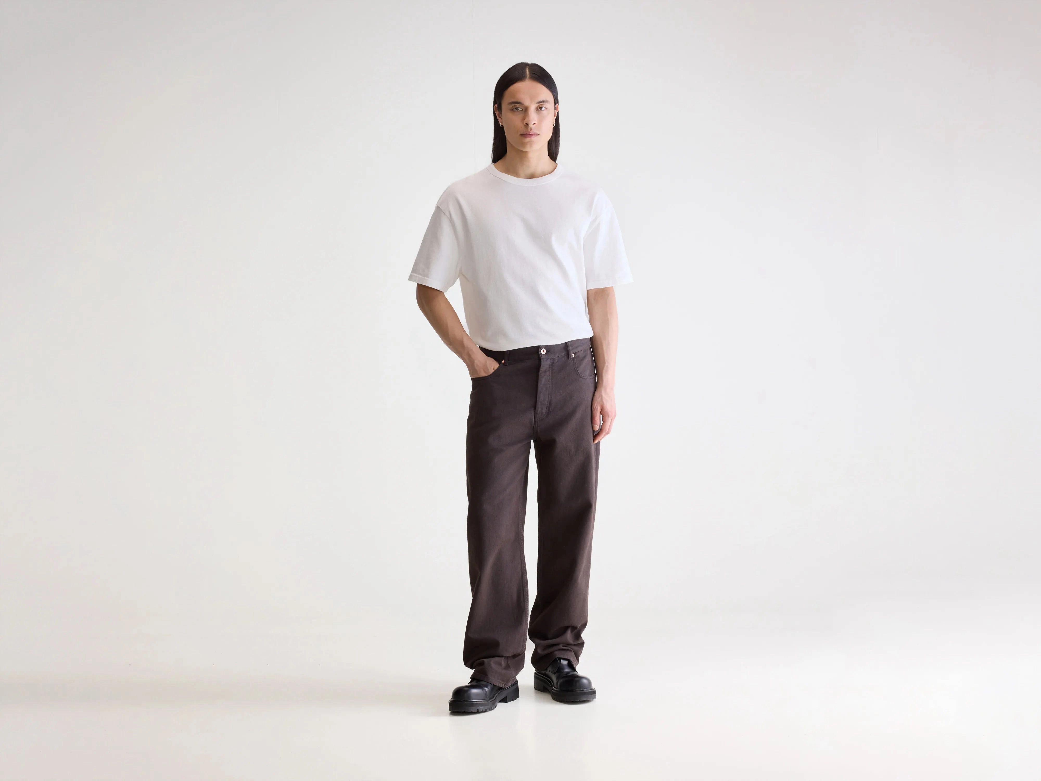 Point straight trousers (252 / M / BELUGA) snag resistant Weekend Style
