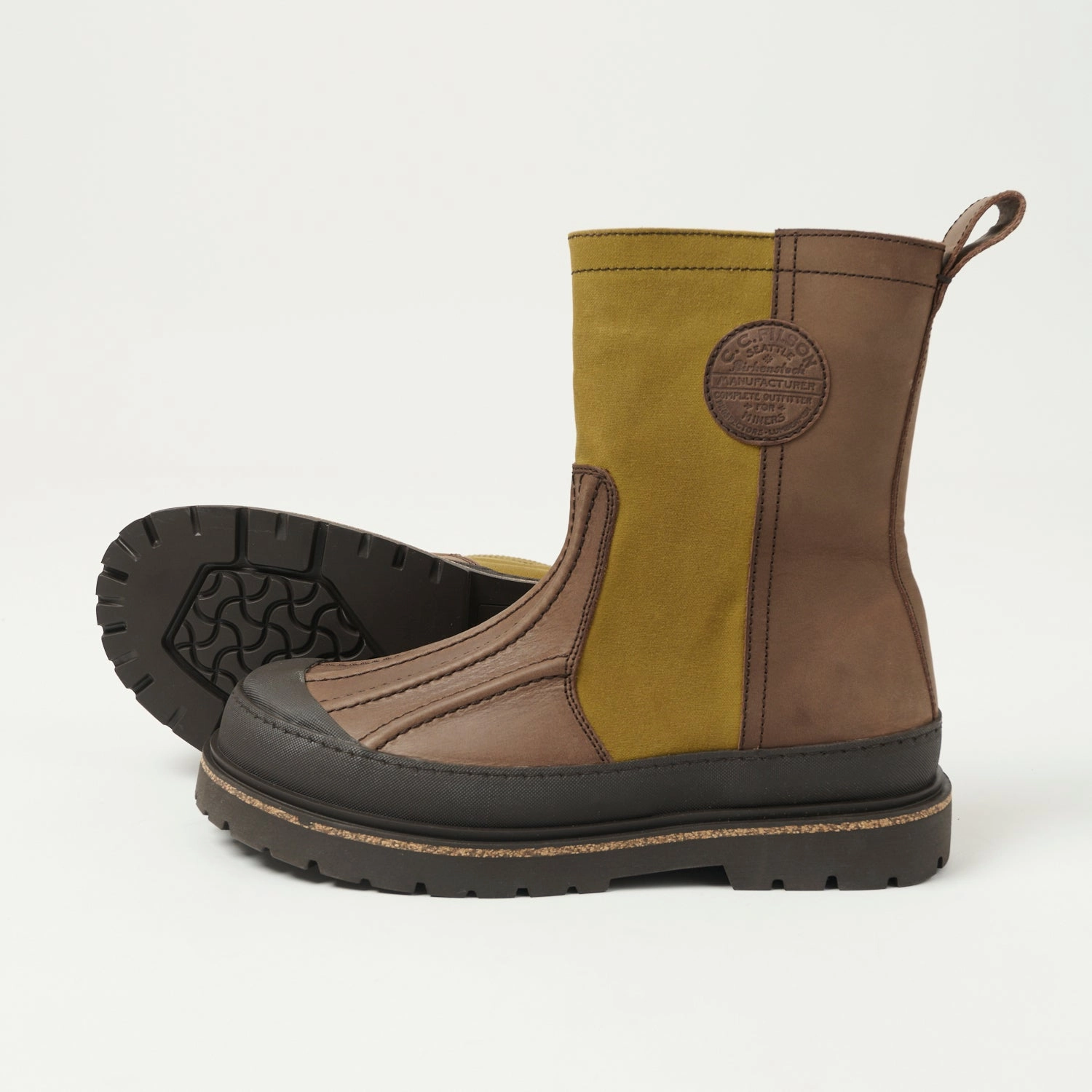 Cold-Weather Comfort Comfort Boot Filson x Birkenstock Skykomish Boot - Dark Tan/Roast