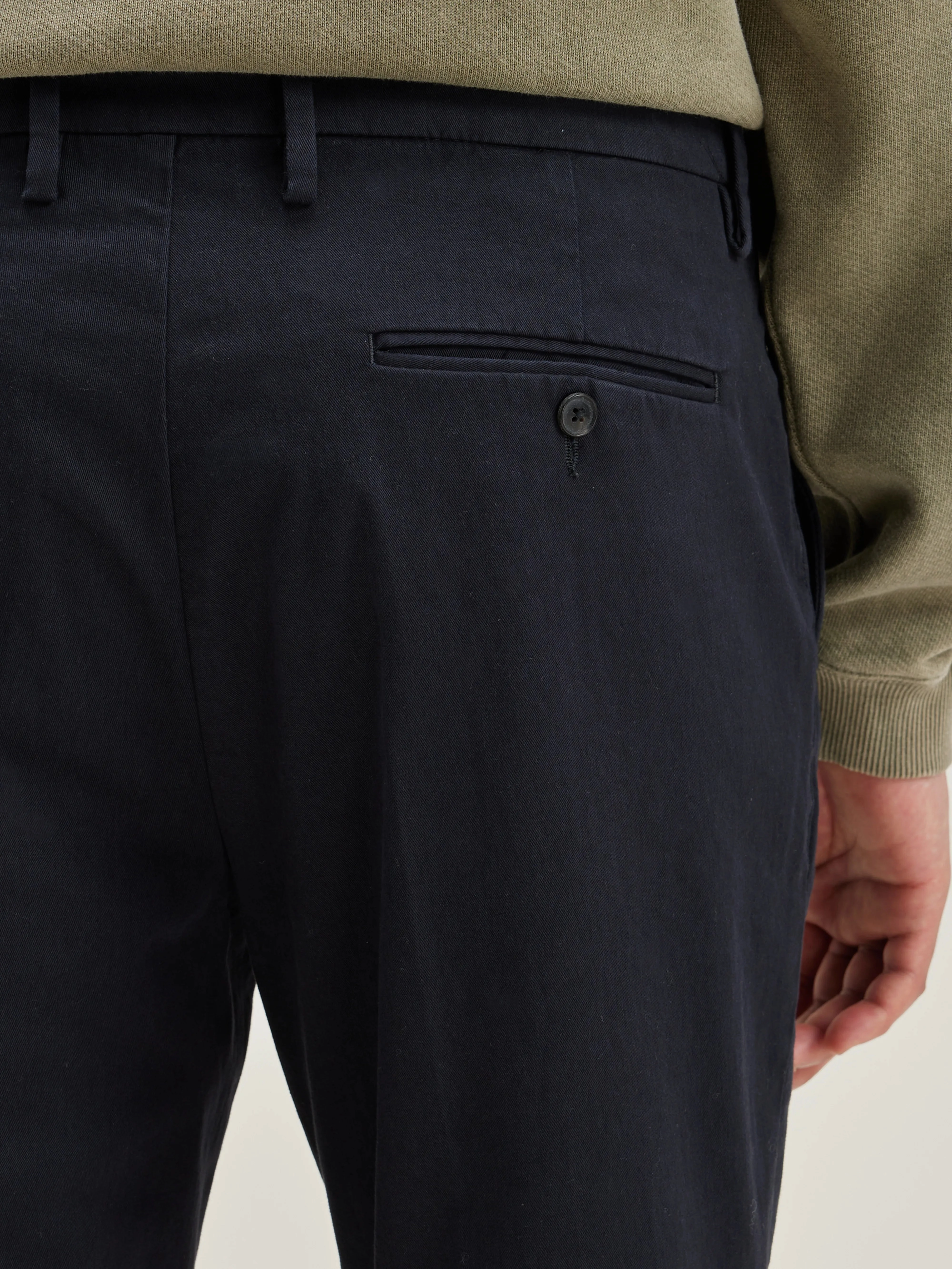 Stanley tapered trousers (242 / M / NAVY) Sporty Fit Design