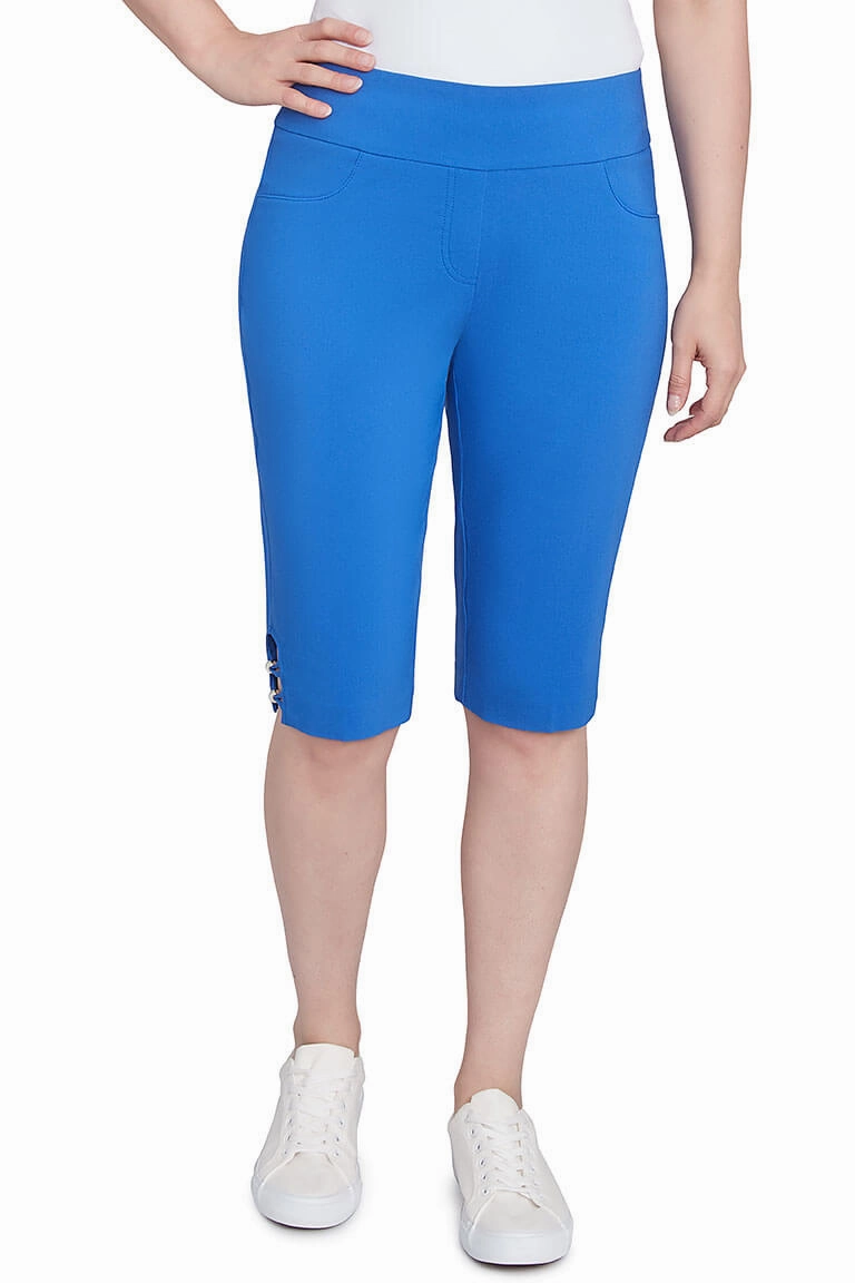 Relaxed Motion Temperature Regulating Material Petite Making Waves Pull-On Skimmer Pant