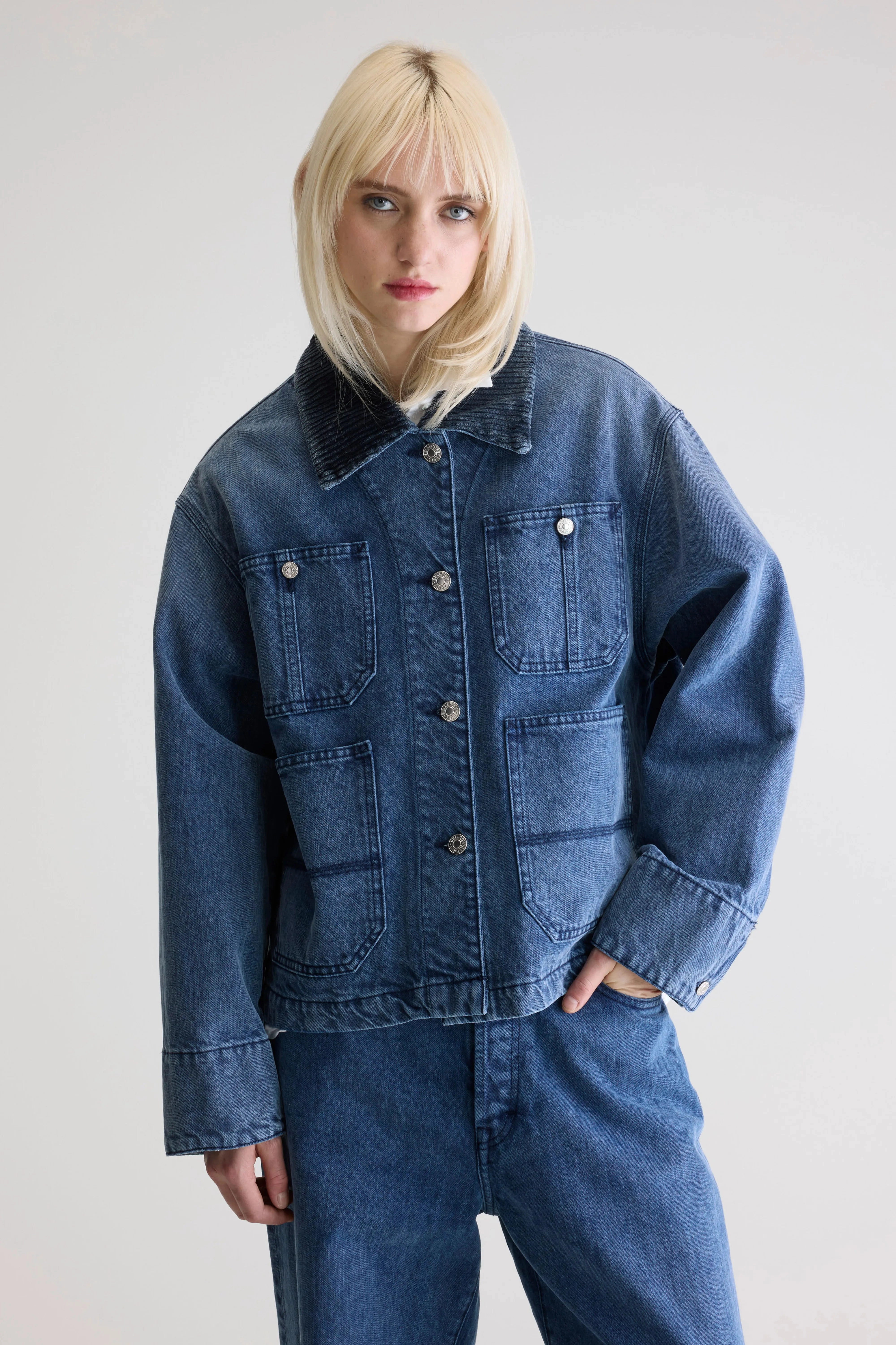 Cool And Clean Pila denim jacket (252 / W / BLUE SNOW)