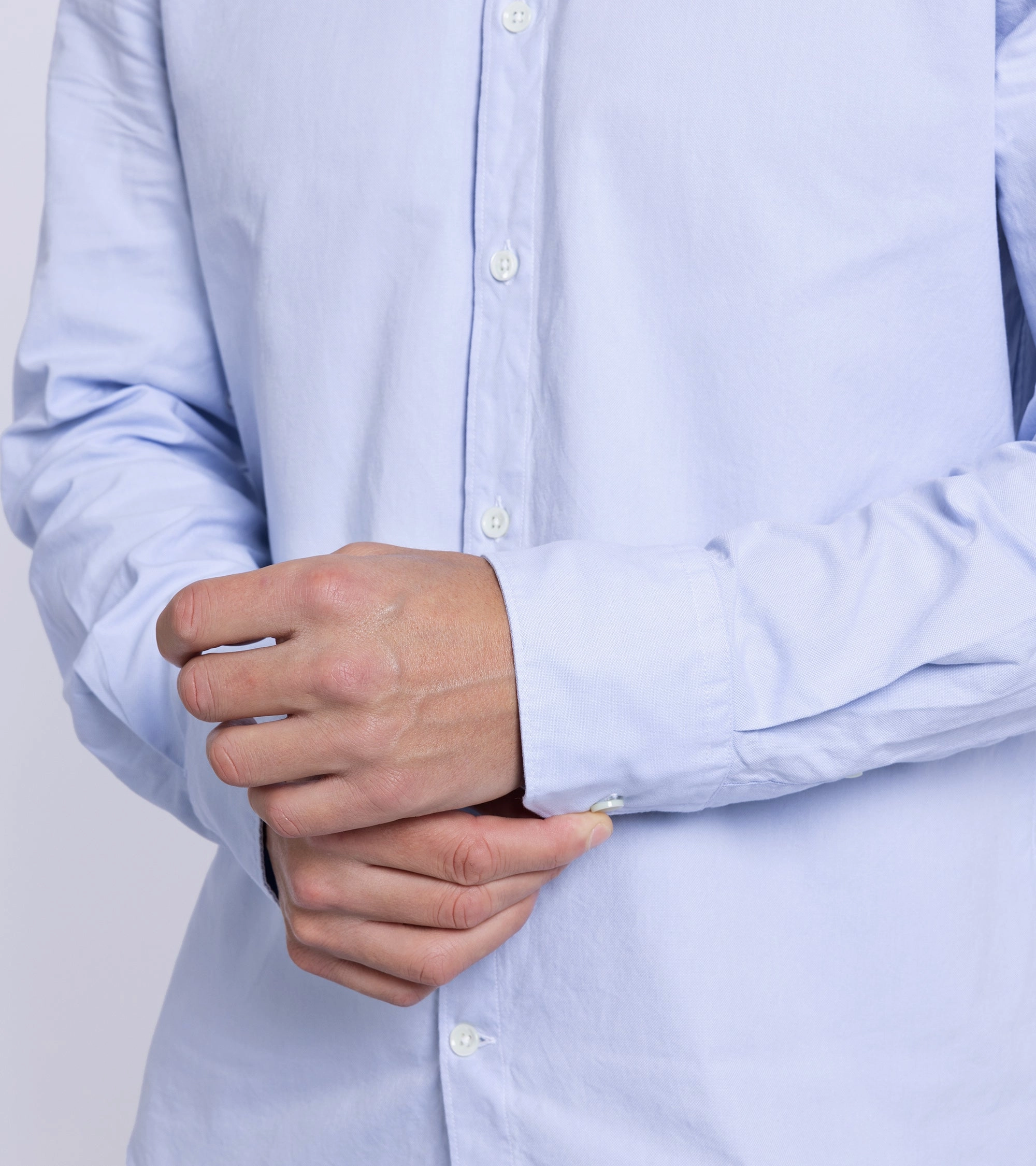 Workwear Ready Trunk Austin Cotton Oxford Shirt: Light Blue