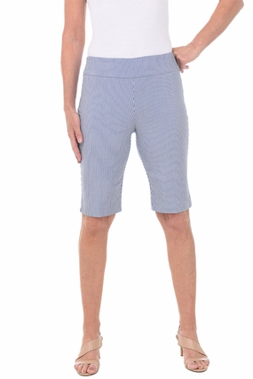 Fit Freedom Pinstripe Pull-On Bermuda Short