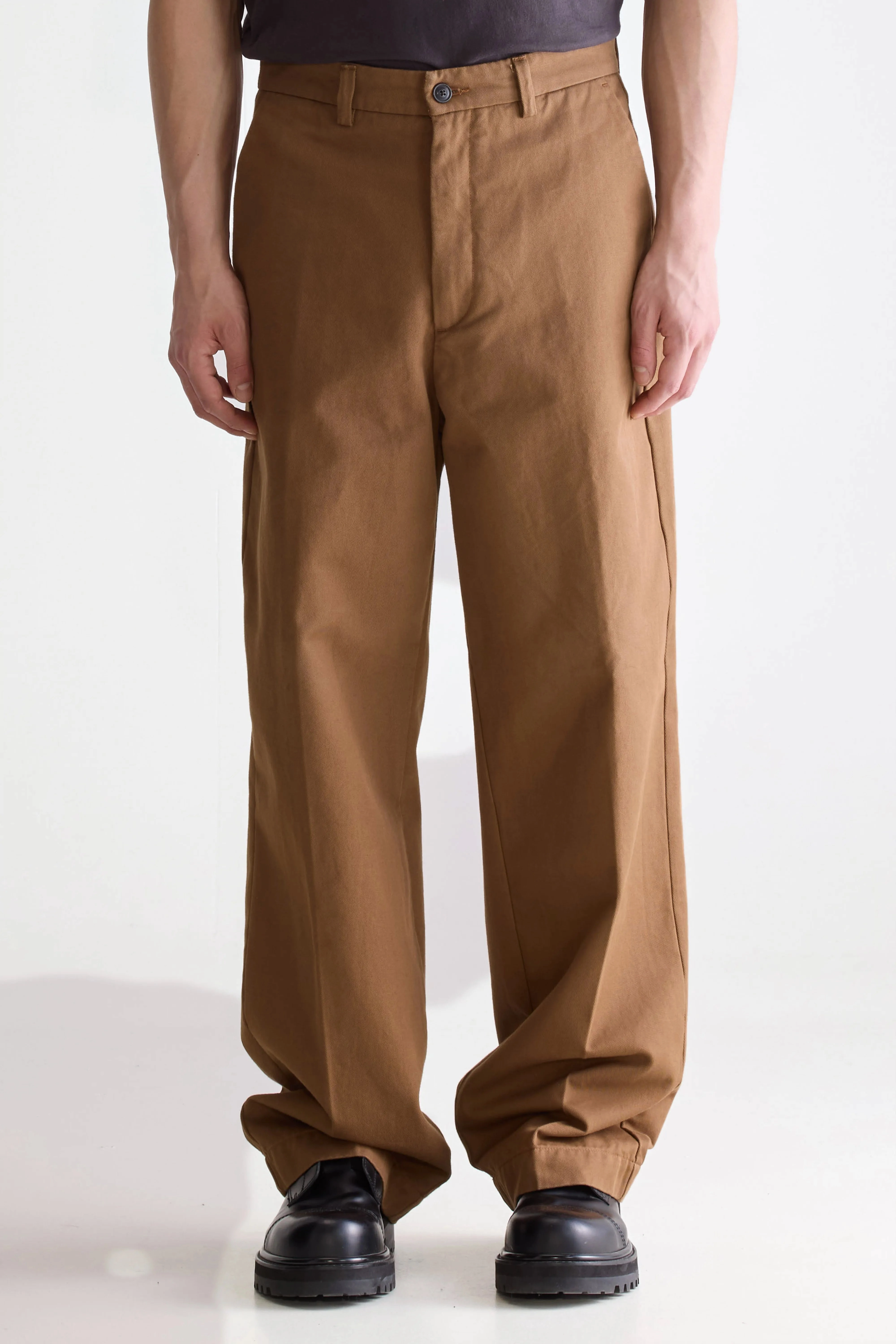 Polk relaxed trousers (252 / M / BISCOTTI) Water-resistant