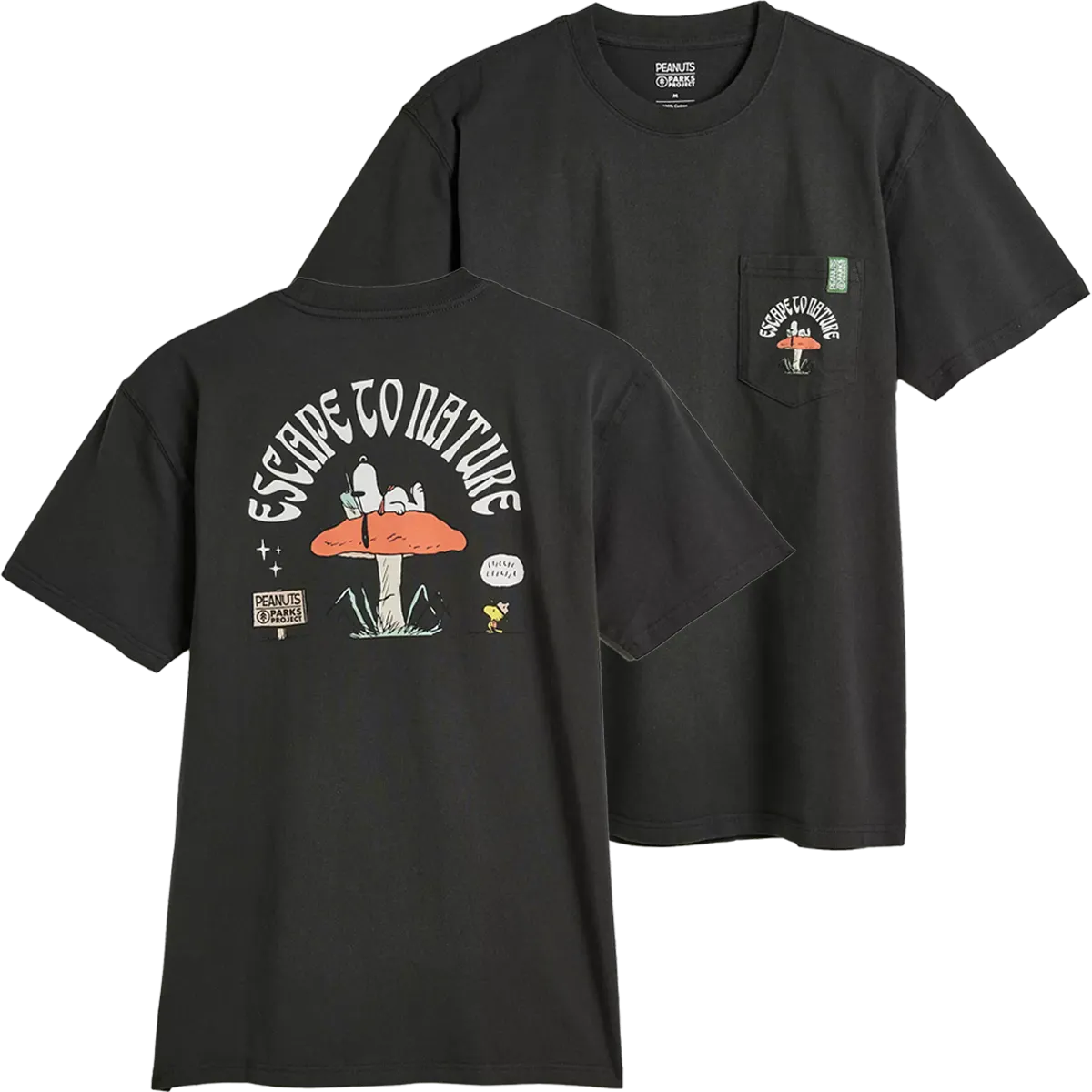 Versatile and Comfortable Peanuts X Parks Project Escape to Nature Short Sleeve