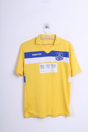 Comfortable Touch Potters Bar Crusaders Macron Mens S Polo Shirt Yellow Sport