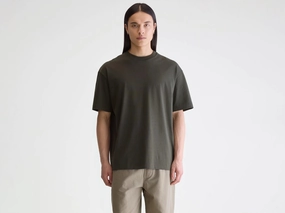 Vlugs short-sleeve t-shirt (252 / M / DARK OLIVE) Versatile Design