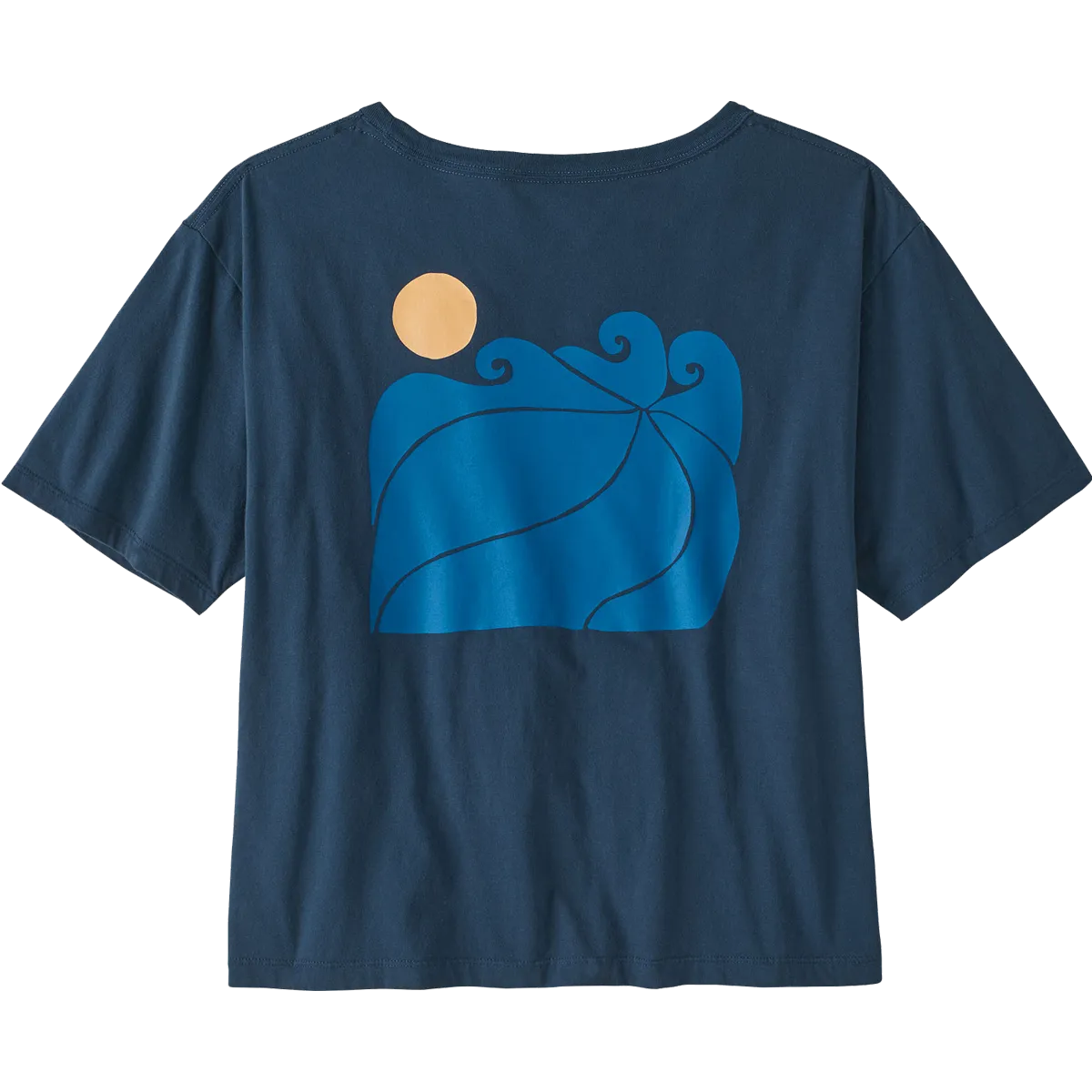 Women's Sunrise Rollers Organic Easy Cut Tee Travel Friendly