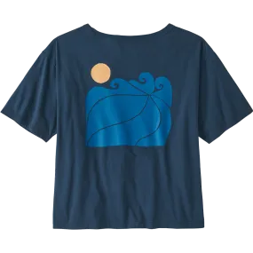 Women's Sunrise Rollers Organic Easy Cut Tee Travel Friendly