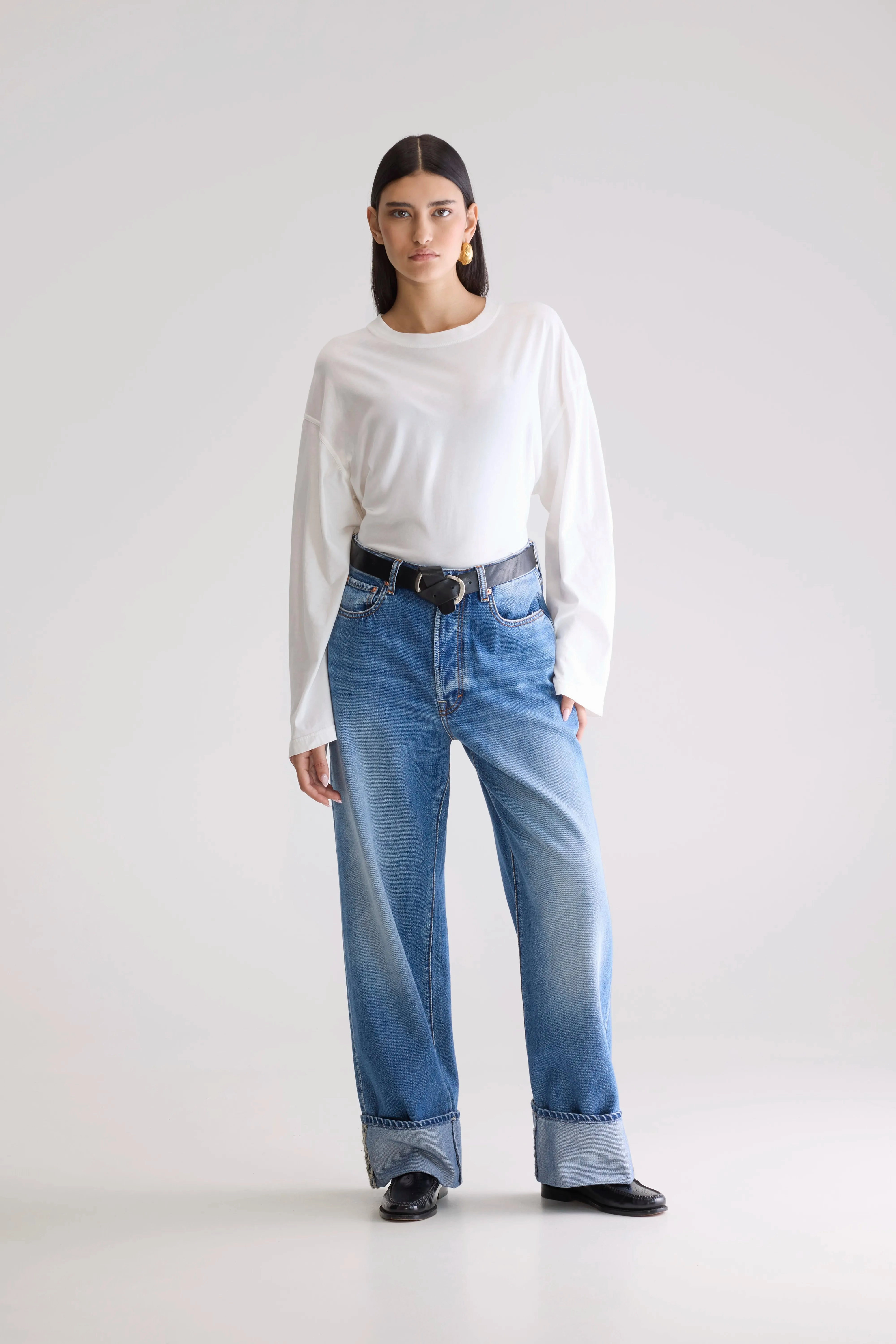 Relaxed Style Work Ready Outdoor Enthusiast Timeless casual Denim N. 67 loose jeans (252 / W / BLUE STONE)