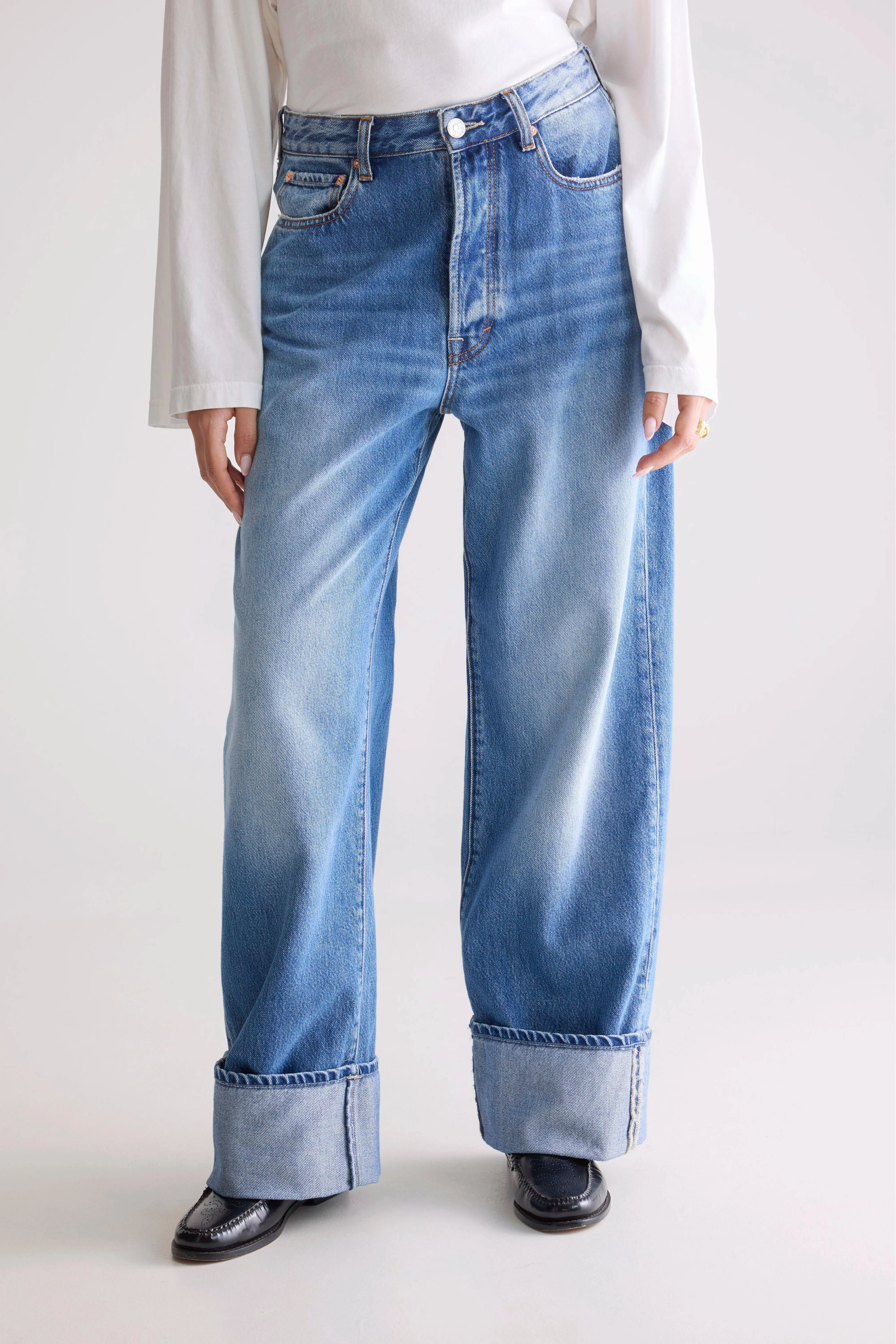 Tailored Silhouette Denim N. 67 loose jeans (252 / W / BLUE STONE)