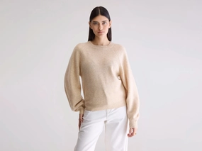 Ameka Crewneck Sweater (252 / W / BEIGE MELANGE) Pure Detail