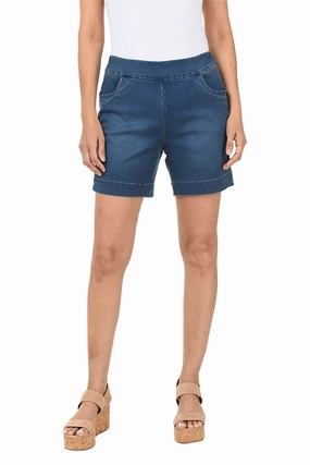 Pull-On Denim Short Lightweight Feel Daily Casual