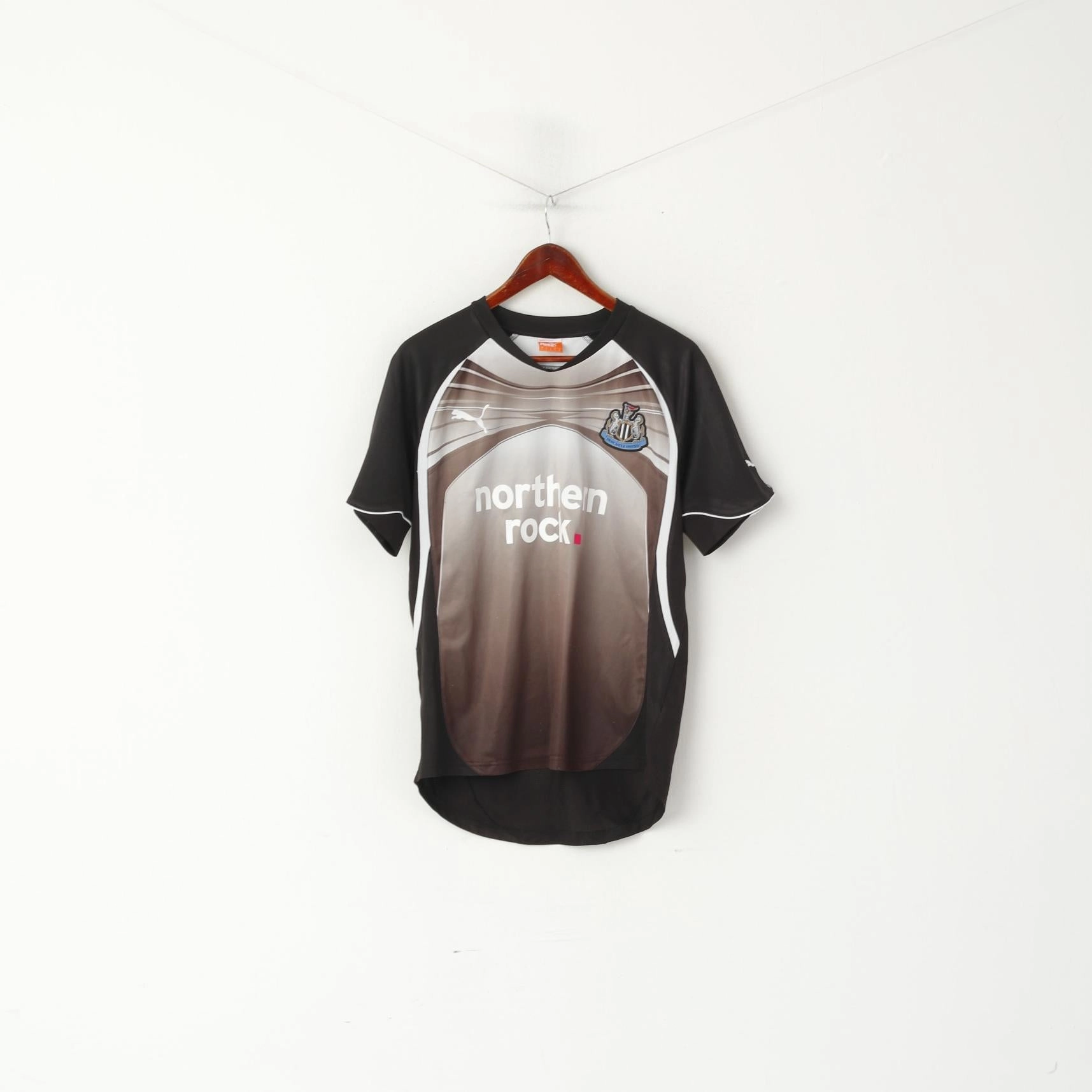 Puma Men L Shirt Black Newcaste United Football Club Sportswear Jersey Soccer Top Zero Waste Production