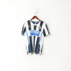 Short Sleeve Modern Twist Puma Newcastle United Men S Shirt White Football Club Sportswear Jersey Top