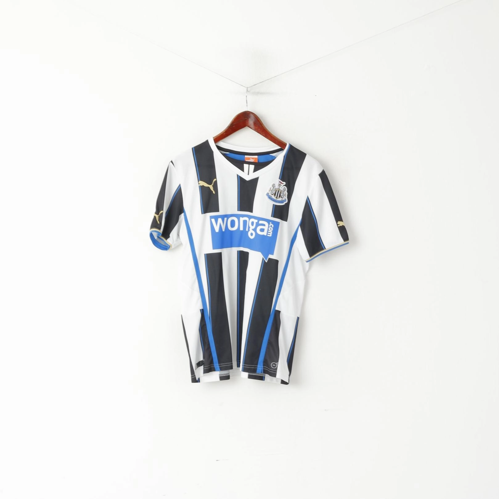 Short Sleeve Modern Twist Puma Newcastle United Men S Shirt White Football Club Sportswear Jersey Top