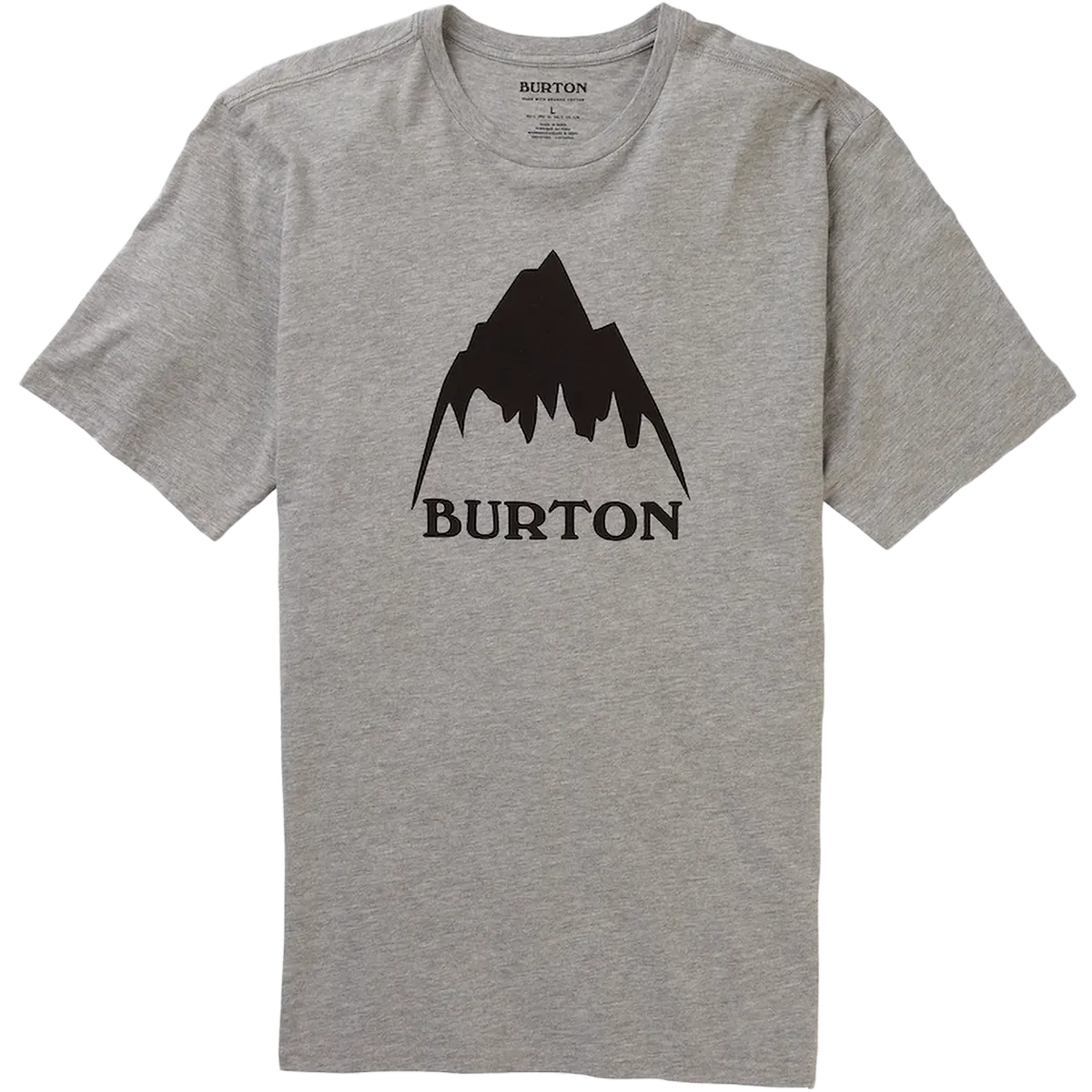 Men's Classic Mountain High Short Sleeve T-Shirt Outdoor Trend Look Micro Perforated Fabric