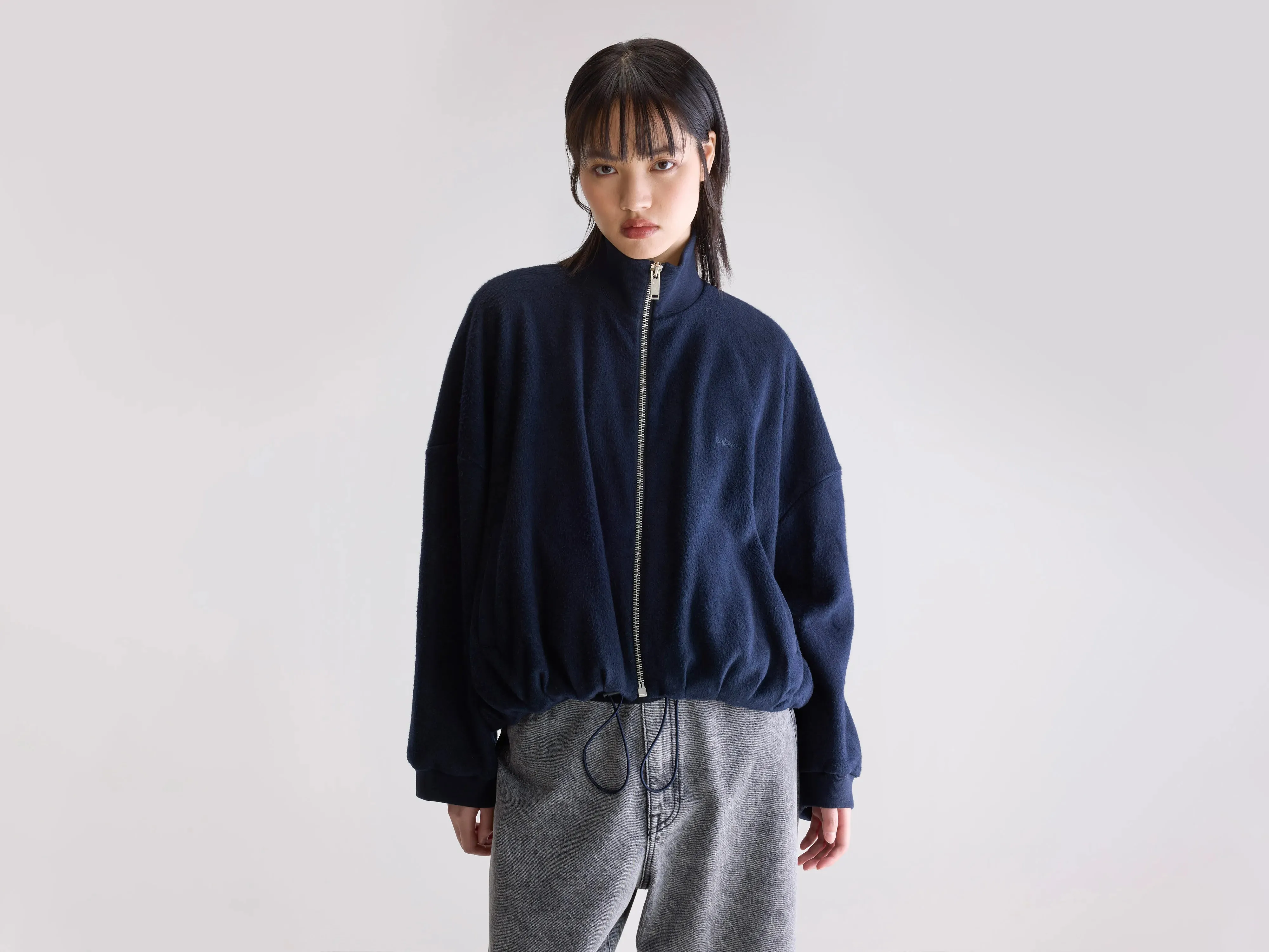 Athleisure Look Pet Friendly Tallis zip-up sweatshirt (252 / W / NAVY)