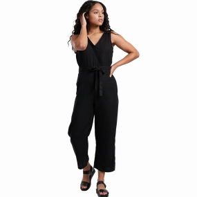 V-Neck Women's Fresco Jumpsuit