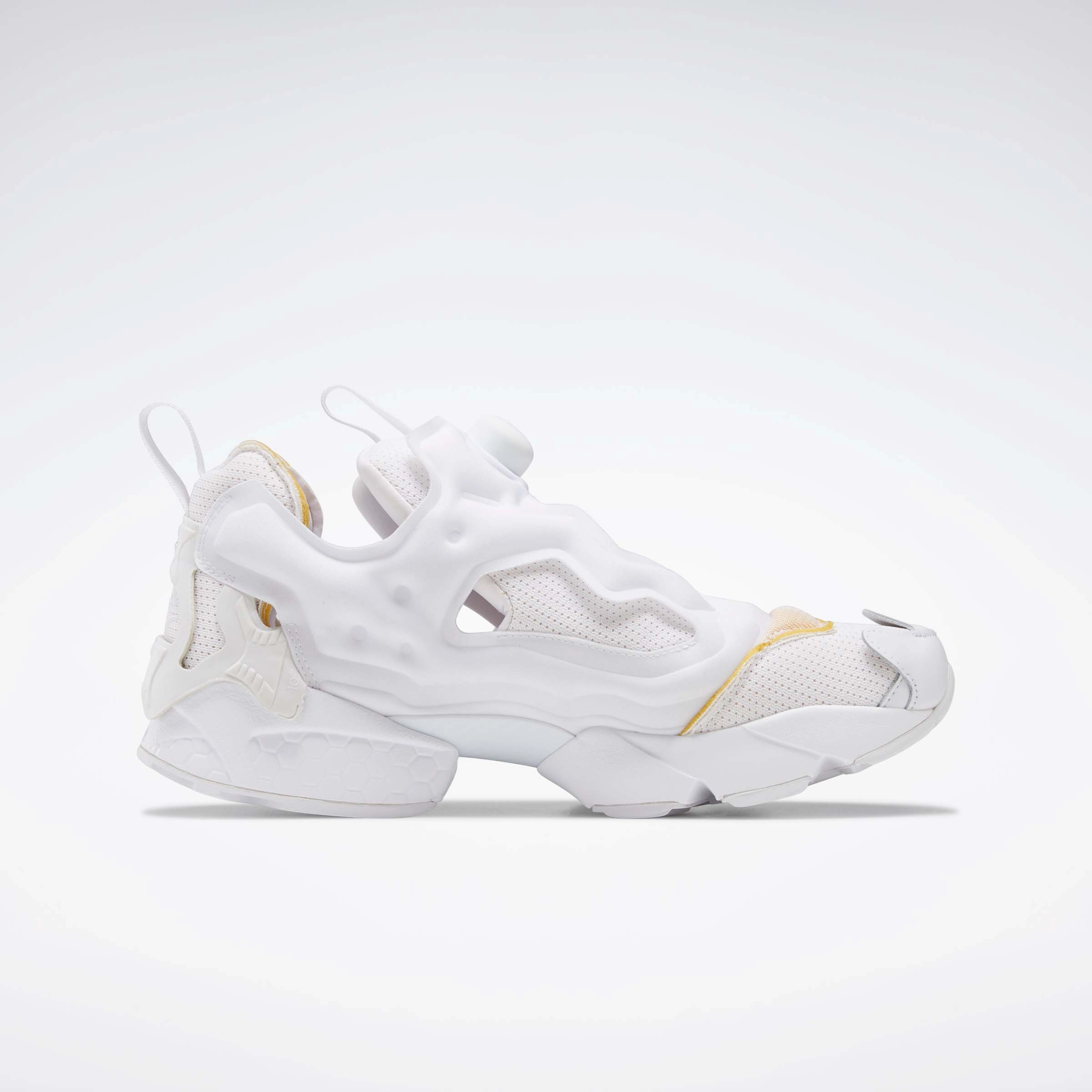 energy returning Sustainable Sole Construction Insta Pump Fury Memory Of - White