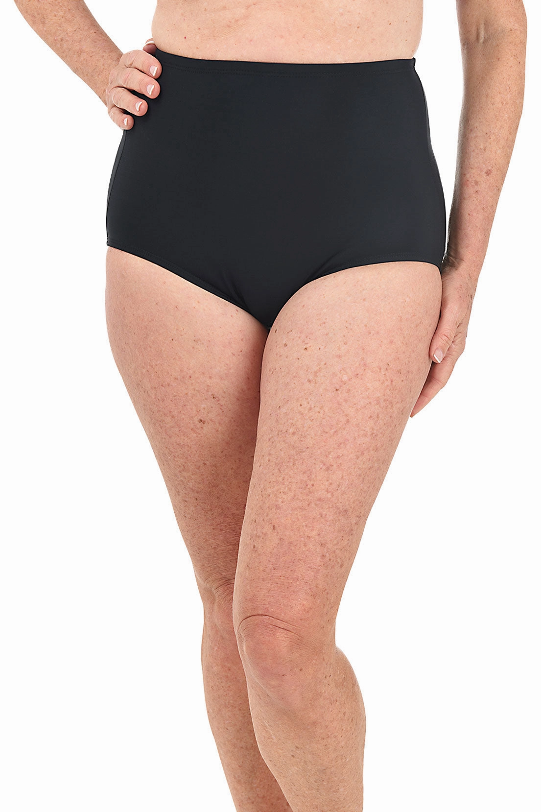 Stretchable Fit Full Brief Swim Bottom