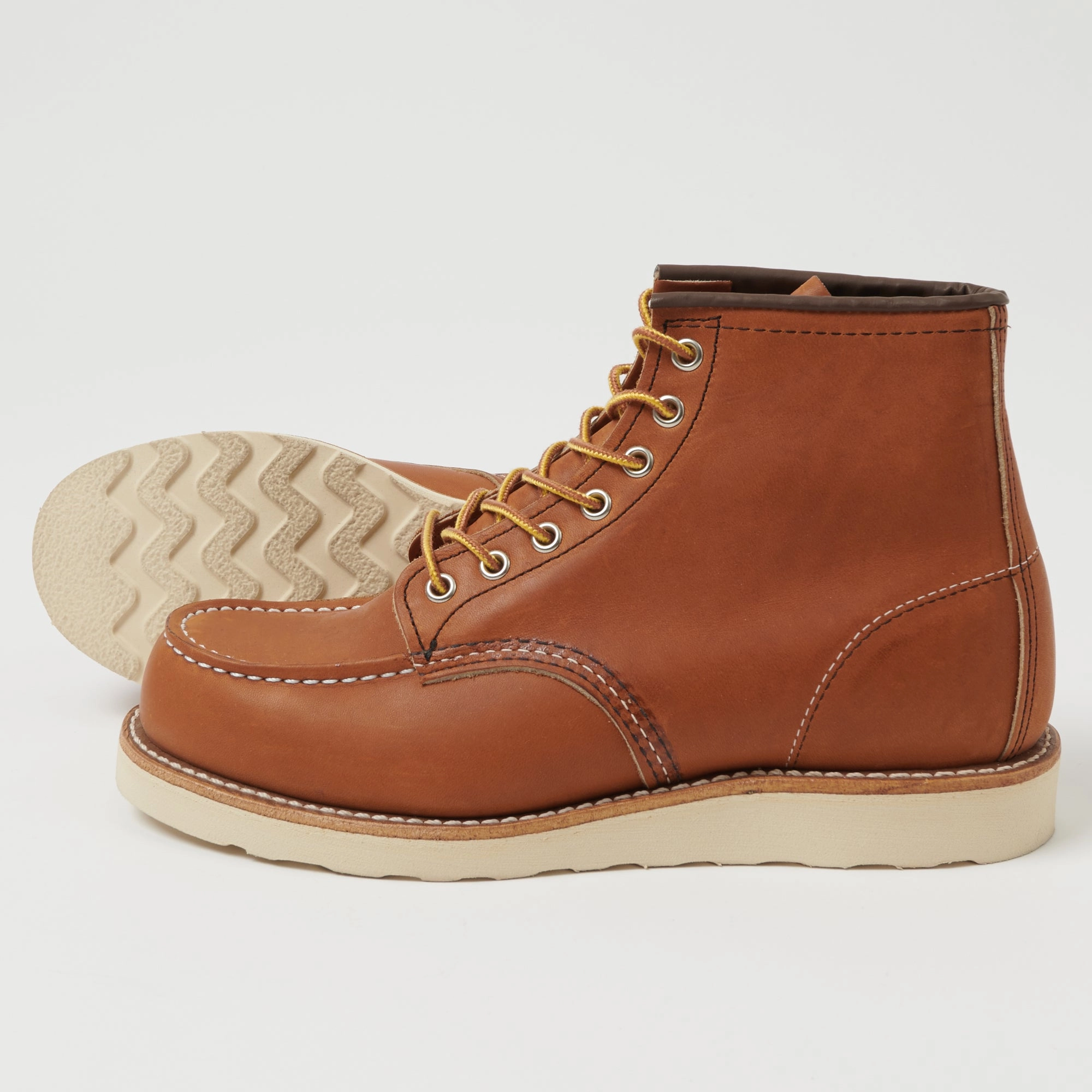 Red Wing 0875 Moc Toe Boots - Oro Original quick pairing