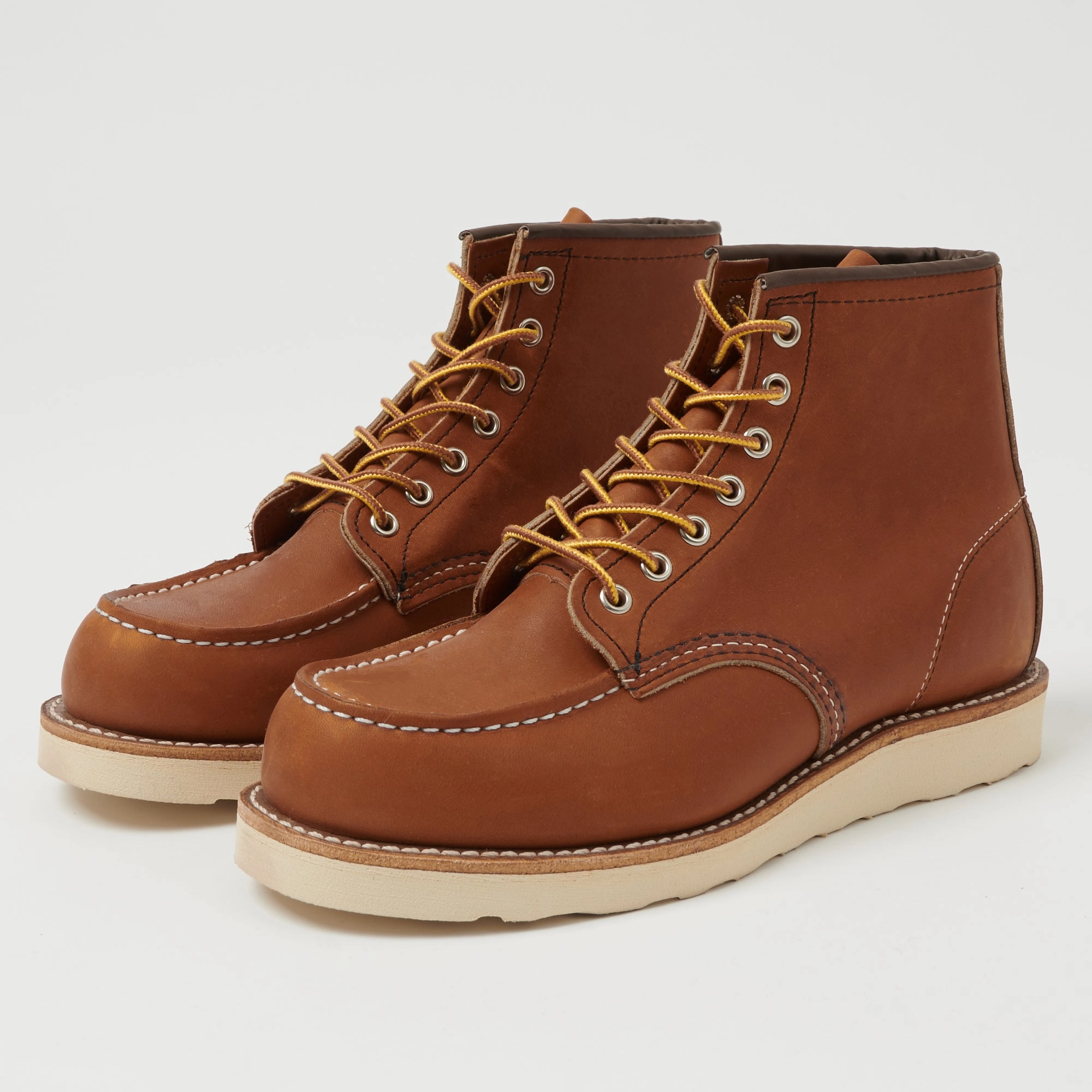 Red Wing 0875 Moc Toe Boots - Oro Original Neutral Base Travel Readyfit