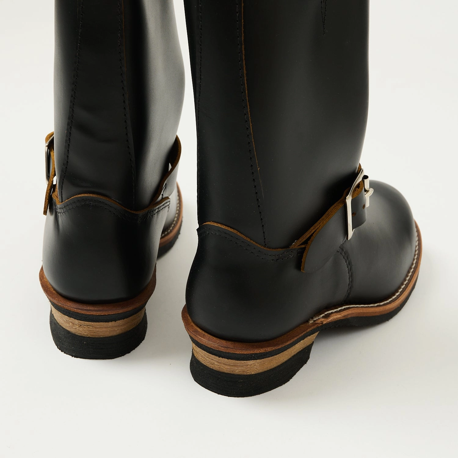 Sleek Touch Red Wing 2966 Engineer Boots - Black Klondike