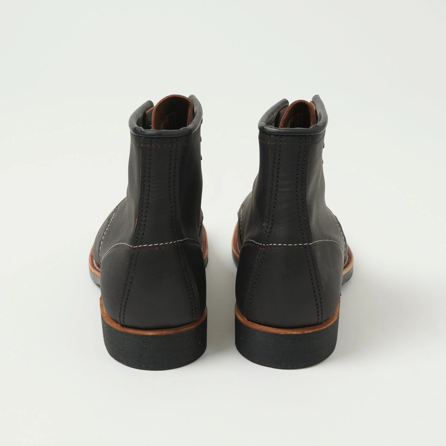 Red Wing 3345 6" Blacksmith Boots - Black Layered Comfort