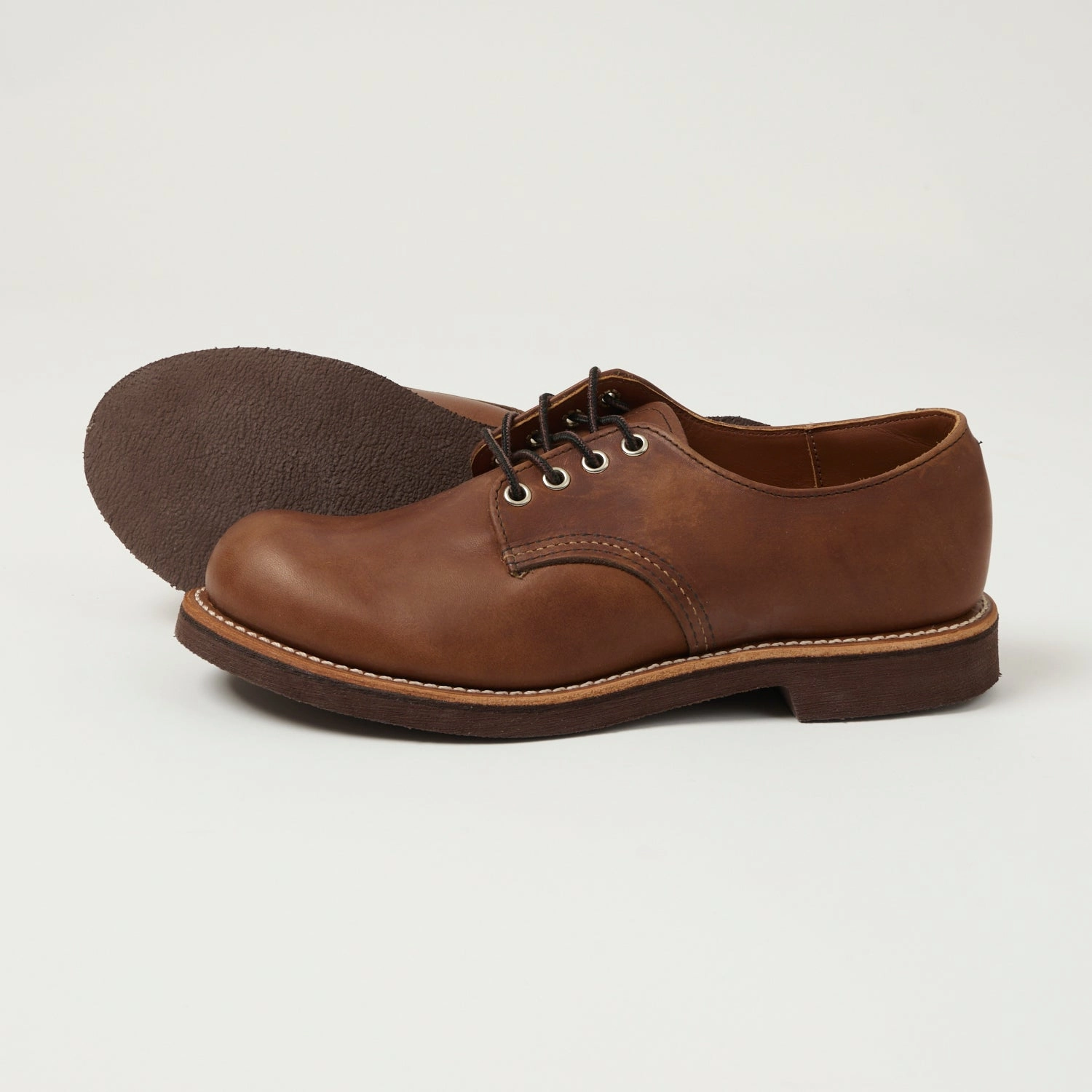 Matte Finish Formal Setting Comfort Wear Shoes Red Wing 8058 Foreman Oxford Shoe - Brown