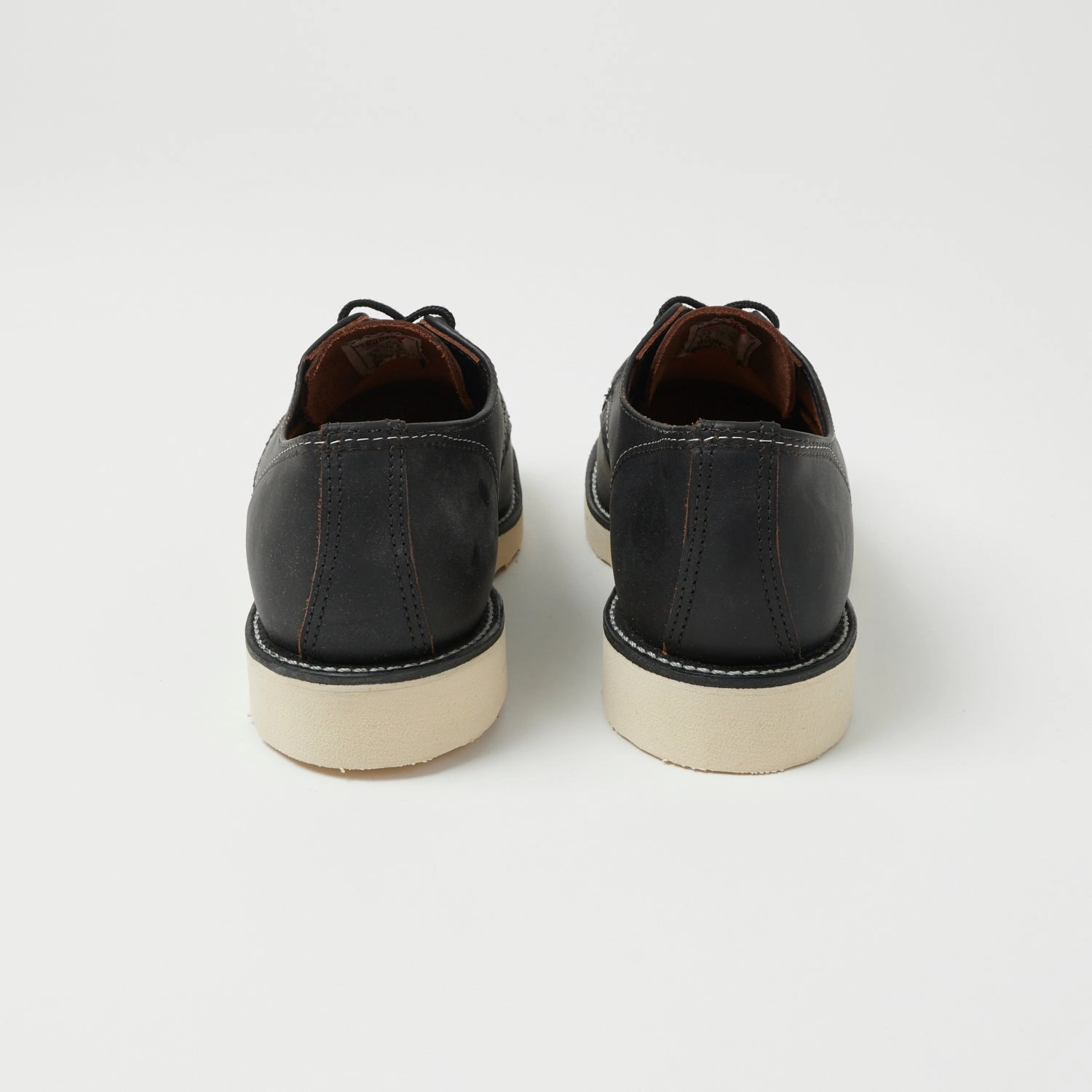 Red Wing 8090 Shop Moc Oxford Shoe - Black Prairie Classic British Oxfords