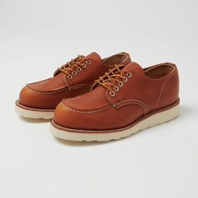 Slim Profile Event Look Modern Twist Red Wing 8092 Shop Moc Oxford Shoe - Oro Legacy