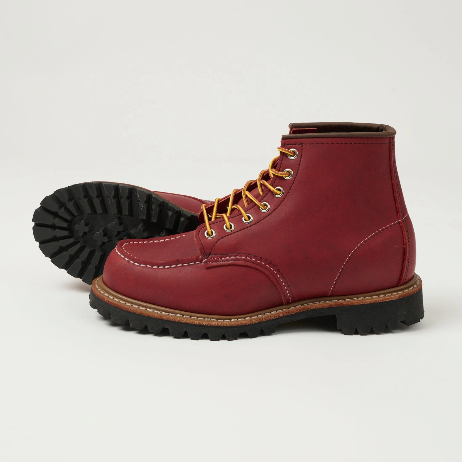 Seasonal Walk Winter Layering Red Wing 8209 Norway Moc Toe Work Boot - Oro Russet