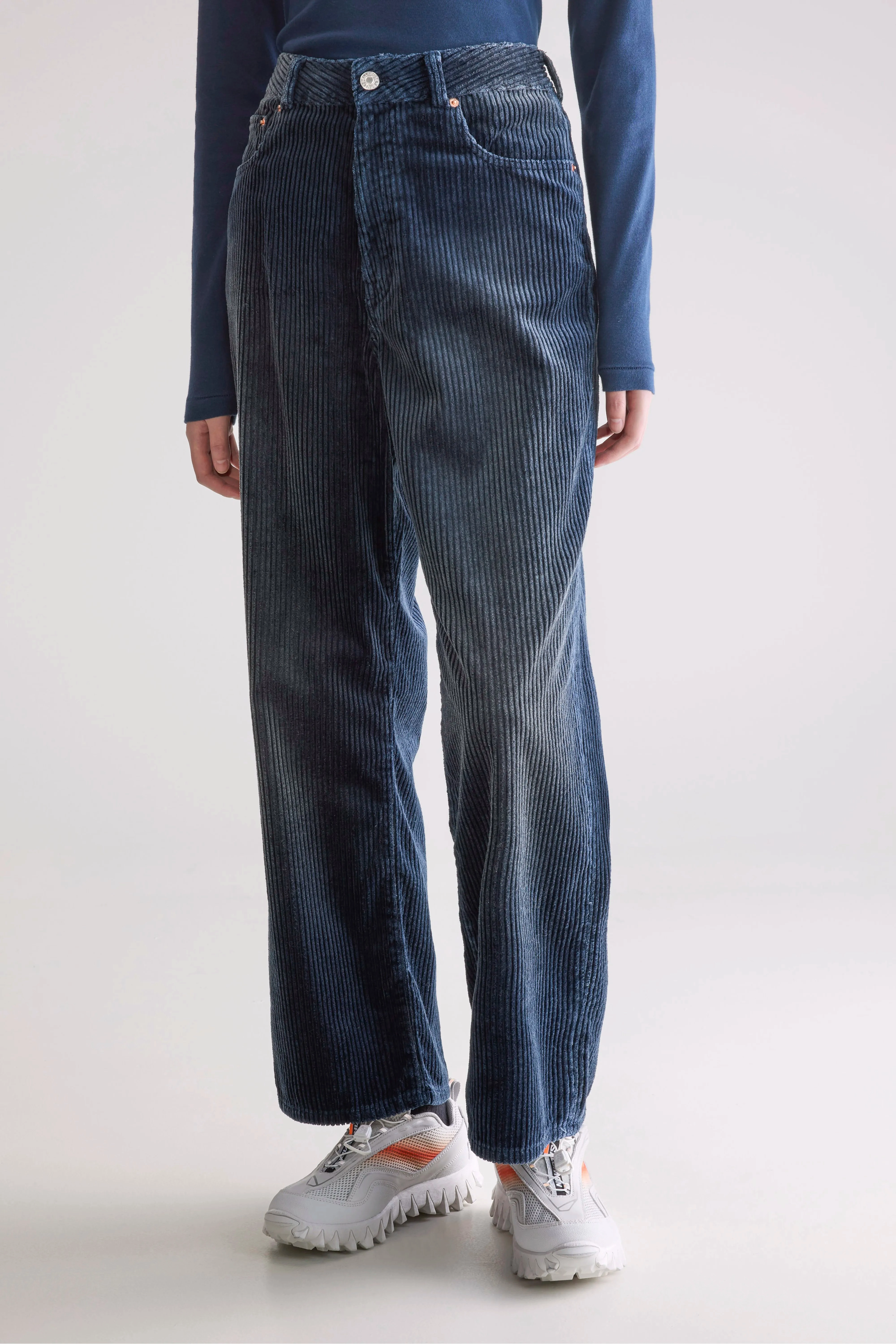 Flex Look Shopping Day Vibrant Denim N. 61 wide jeans (252 / W / BLACK BLUE)