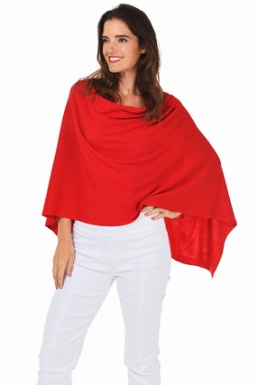 Casual Draping Weekend Style Lightweight Popover Poncho