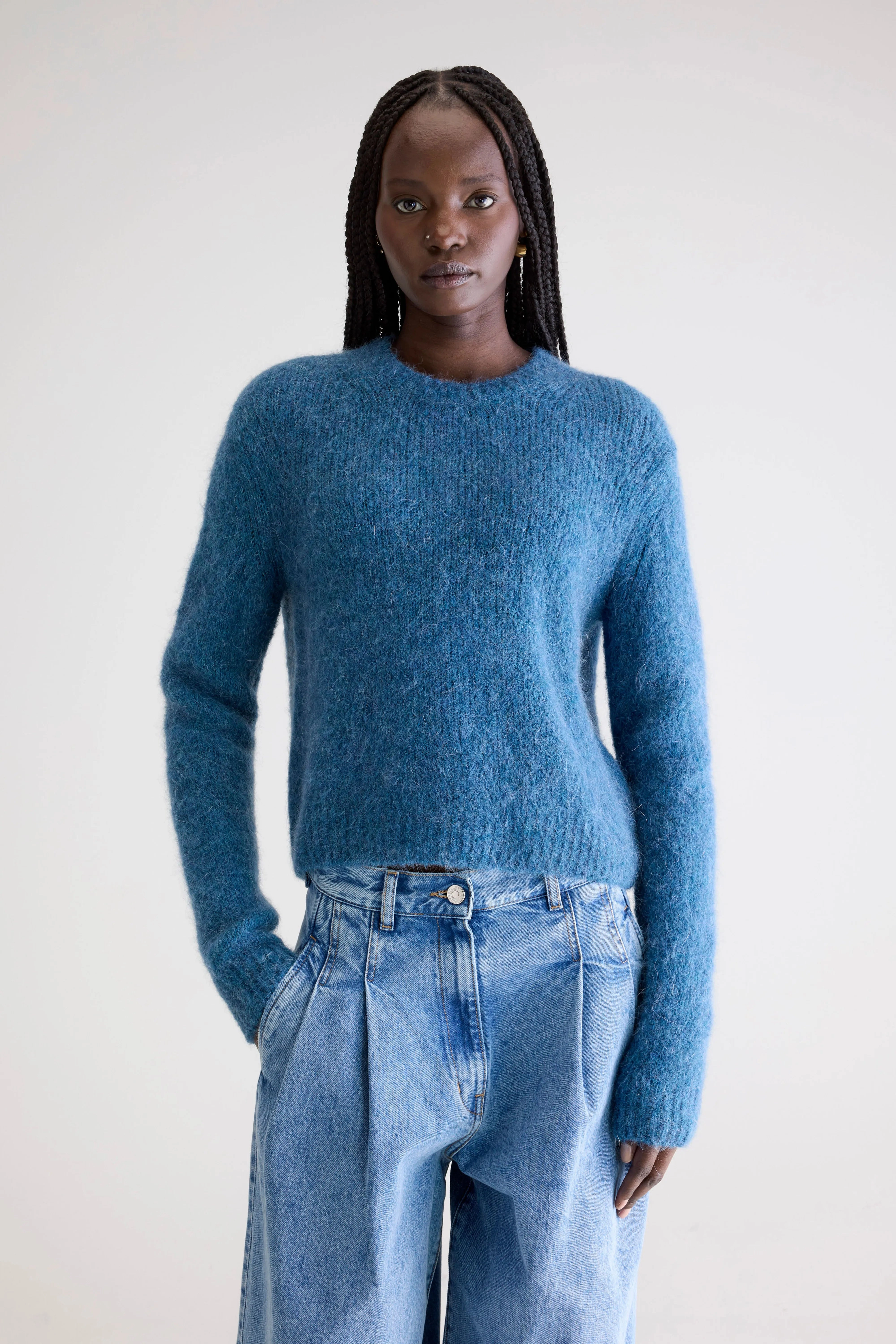 All Season Off Duty Anco crewneck sweater (252 / W / BLUE JEANS)