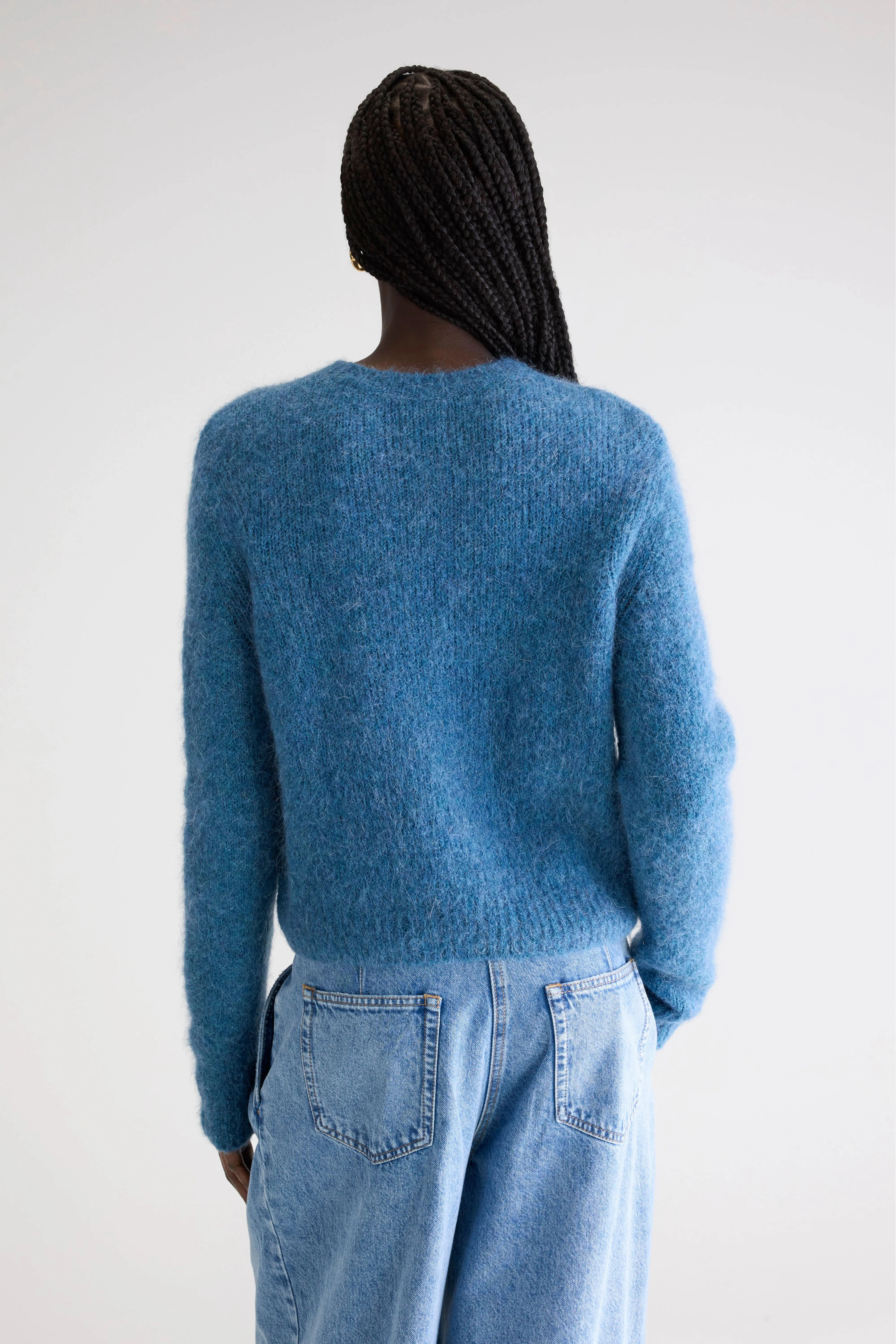 Anco crewneck sweater (252 / W / BLUE JEANS) Home Layer