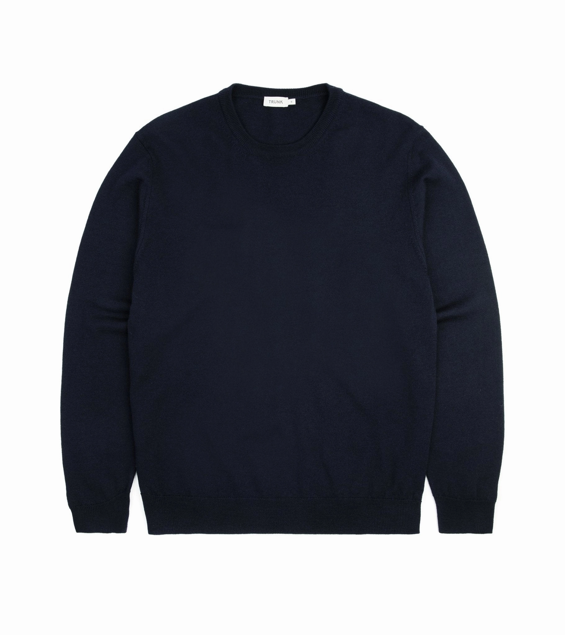 Trunk Harley Merino Crew Neck Sweater: Navy Daily Favorite Urban Warmth